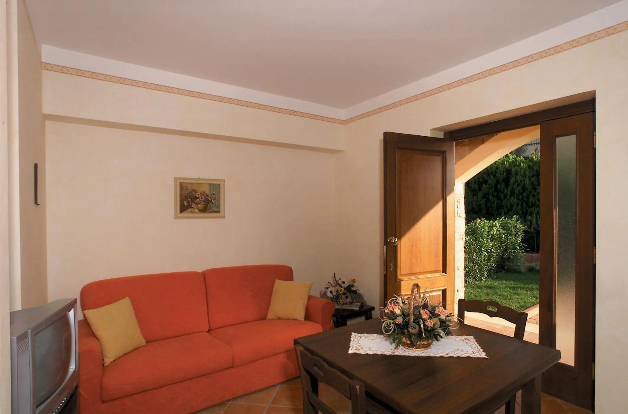 Living room in Residence Baia Infreschi