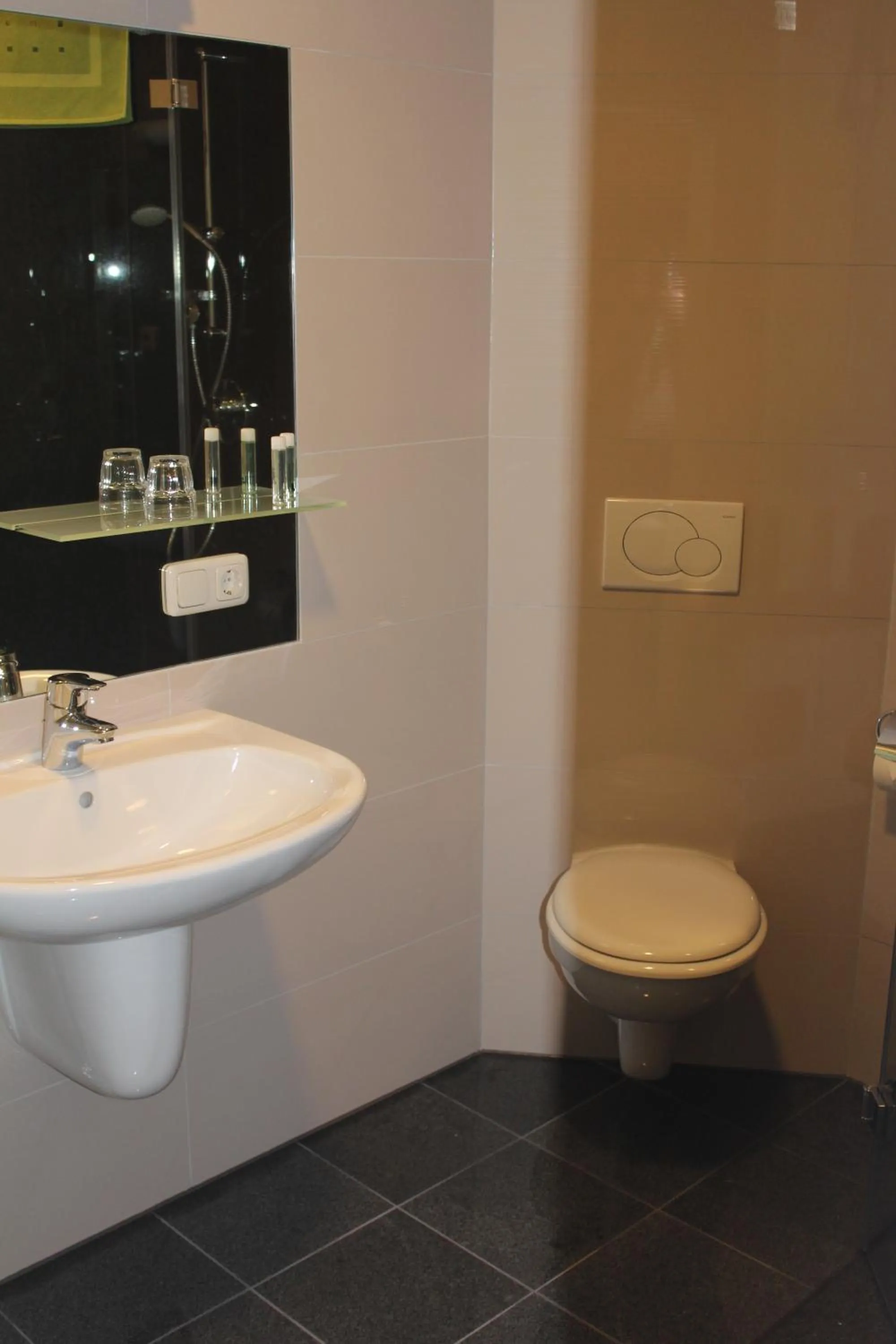 Toilet in Helmers Gästehaus