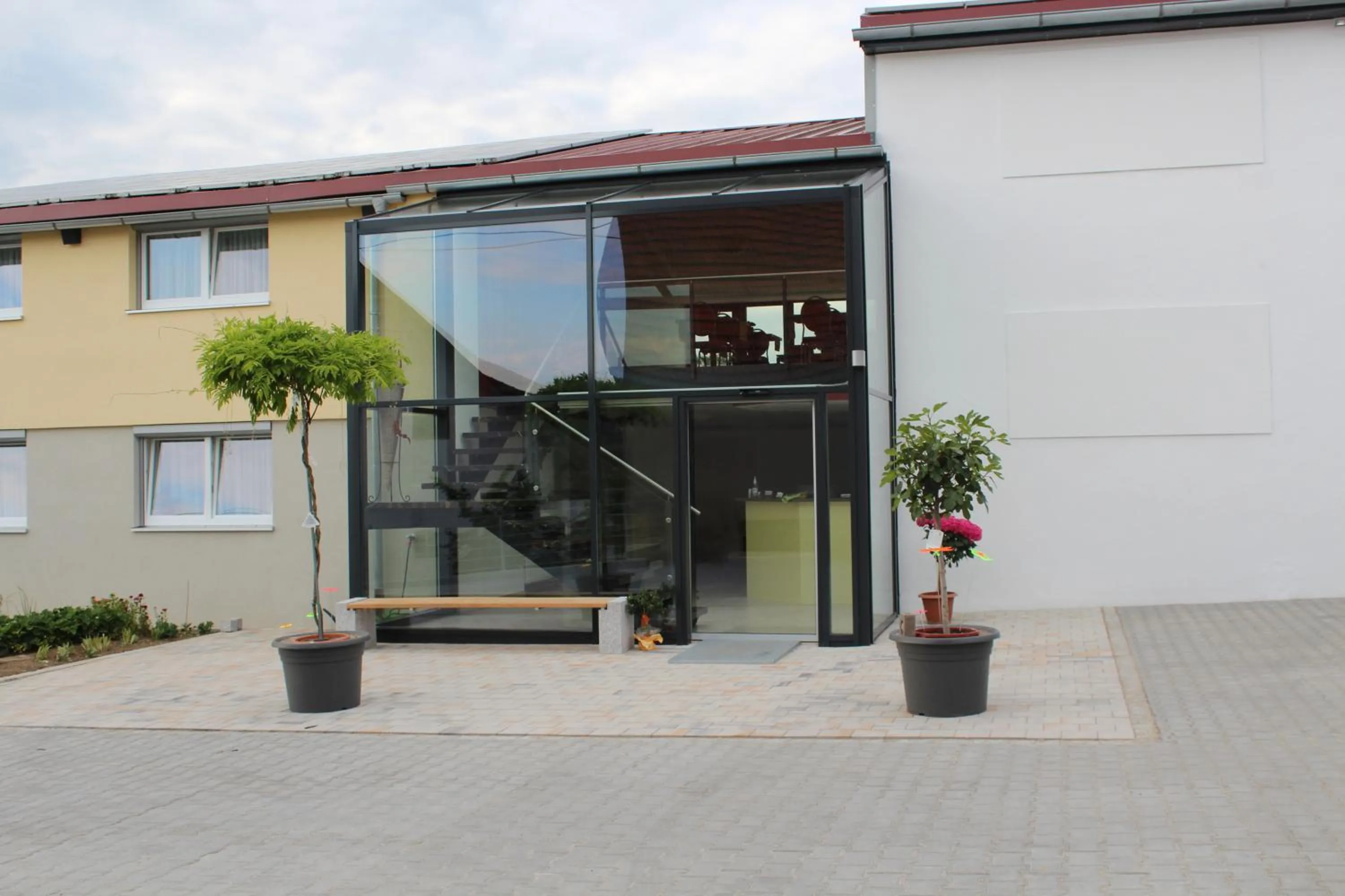 Facade/entrance in Helmers Gästehaus