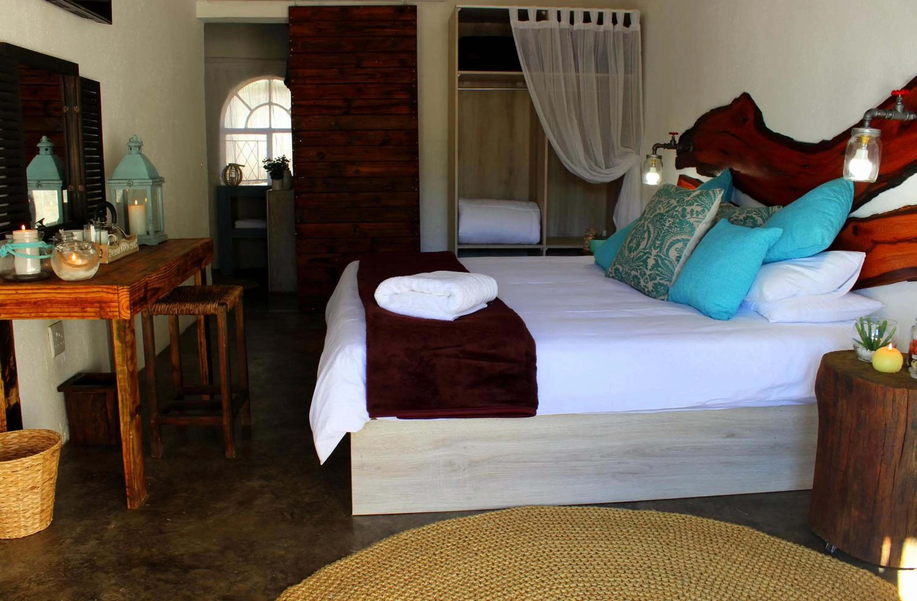 Bed in Waterfall Guesthouse