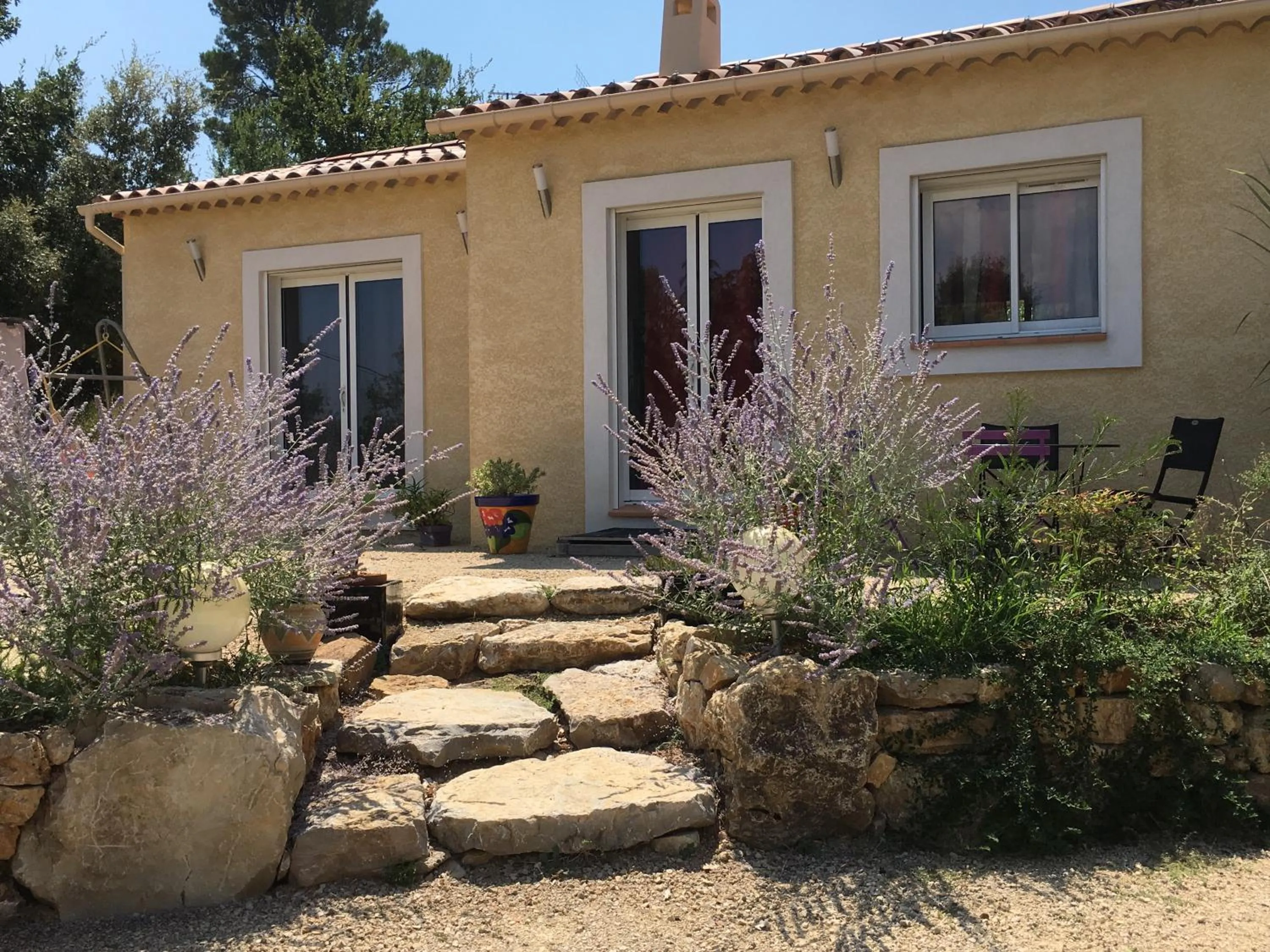Les Karakis, piscine au sel, jardin 5000m2