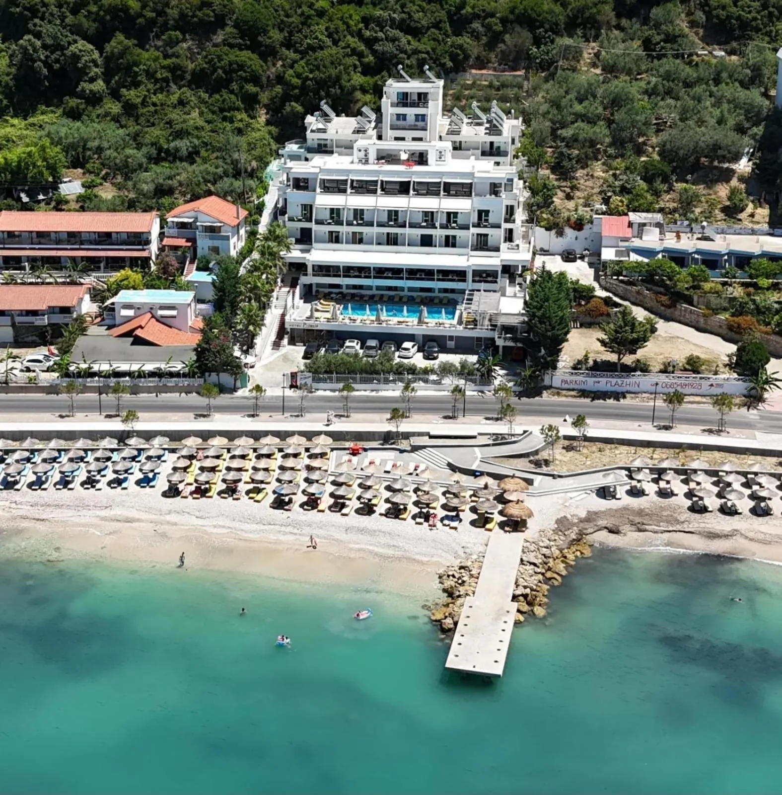 Beach in Hotel Picasso