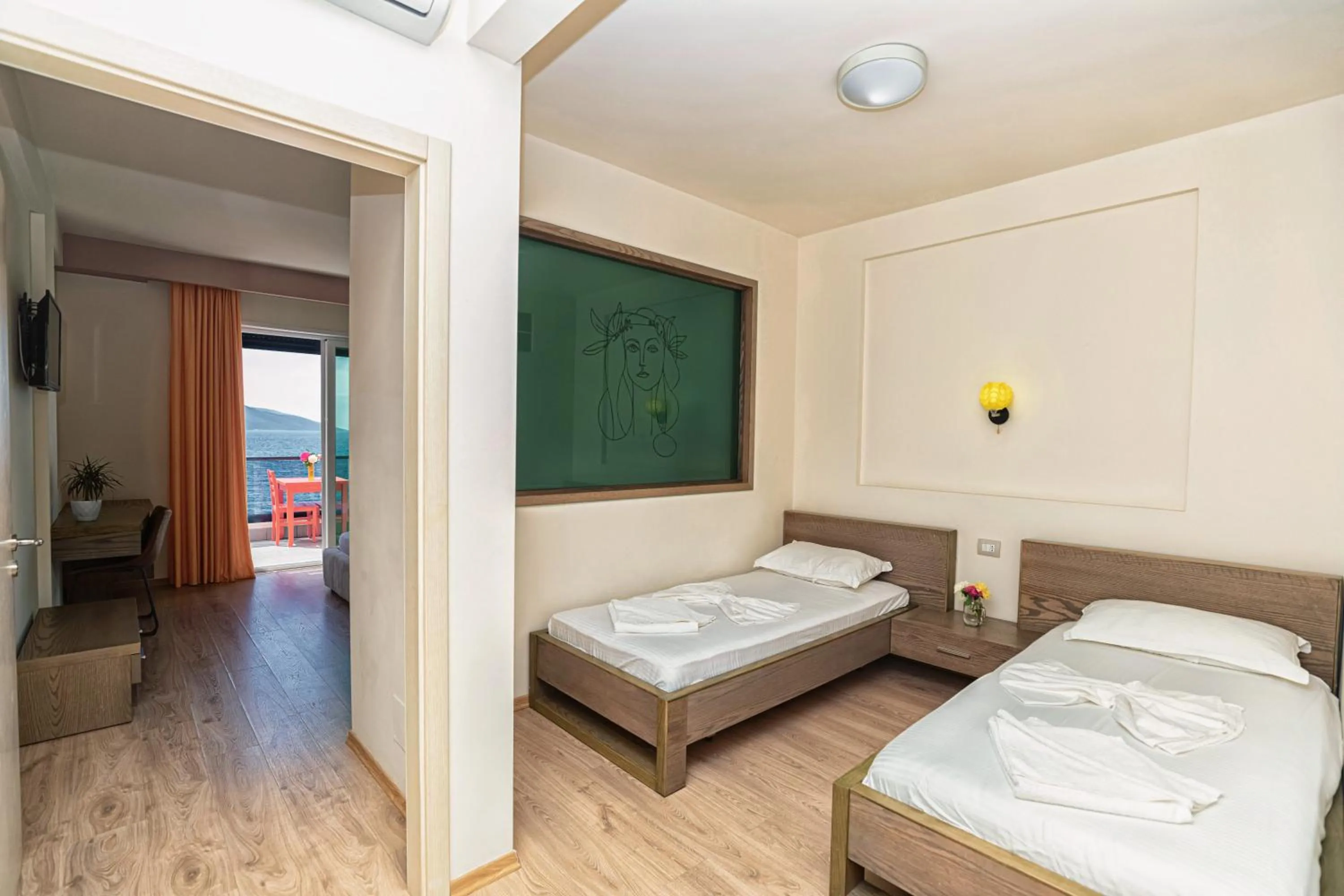 Bed in Hotel Picasso