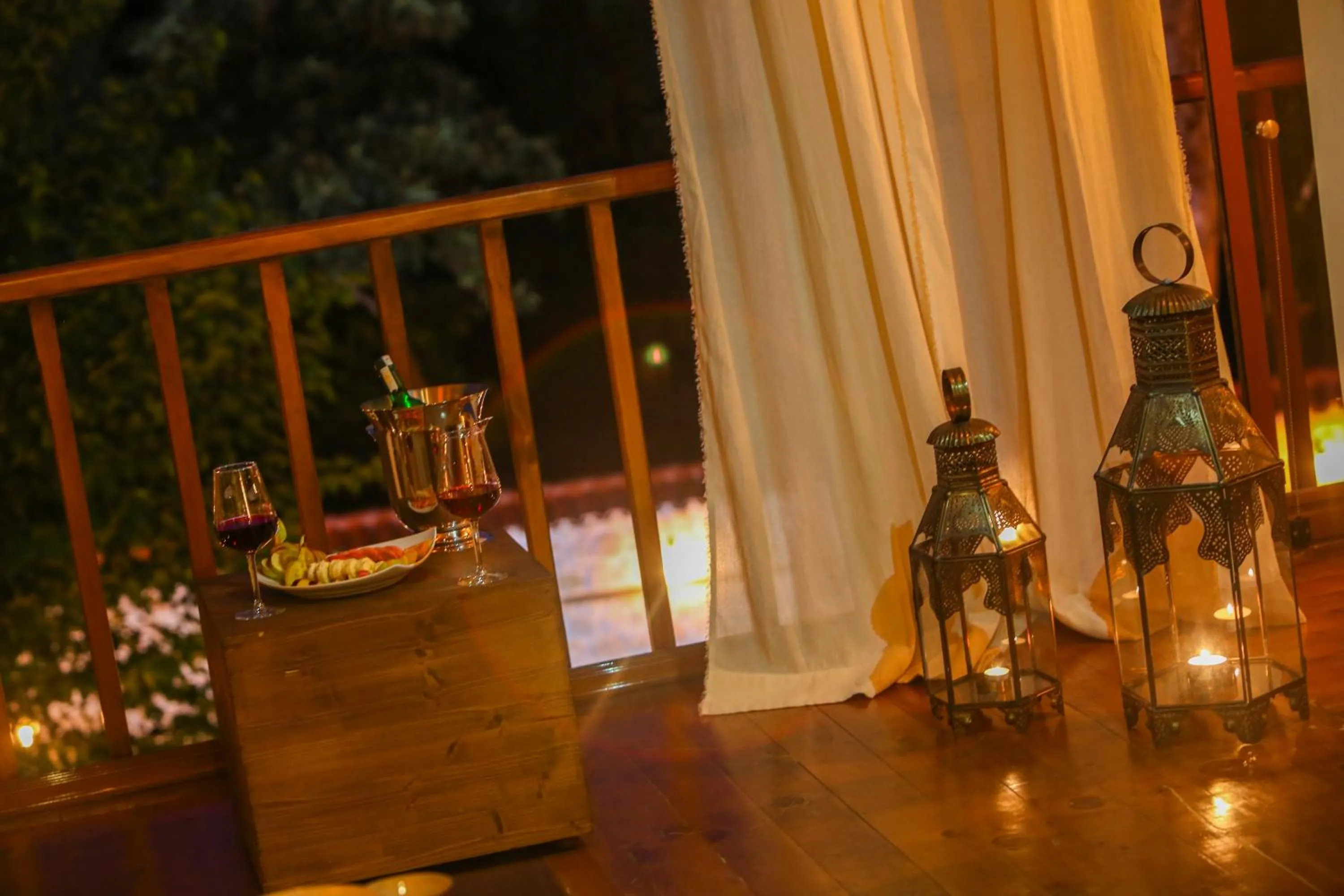 Decorative detail in Char Me Hotel