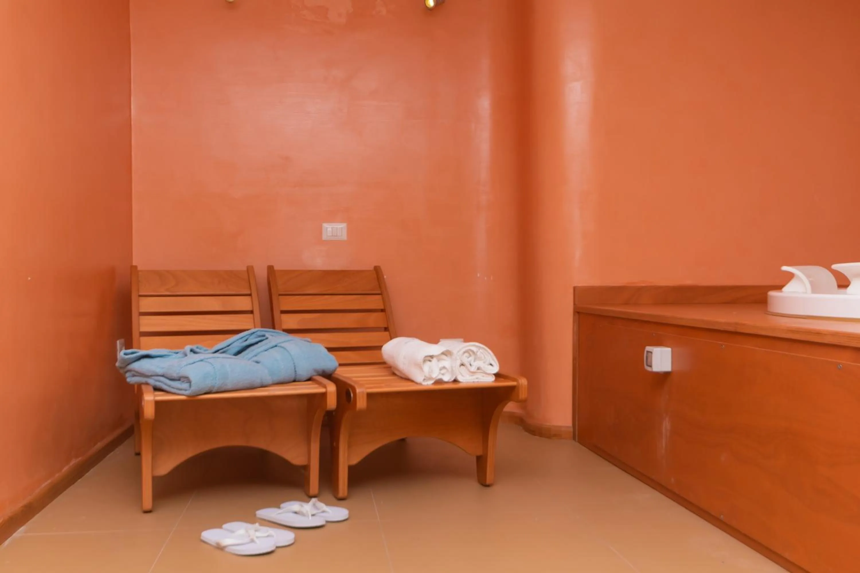 Sauna in Hotel America