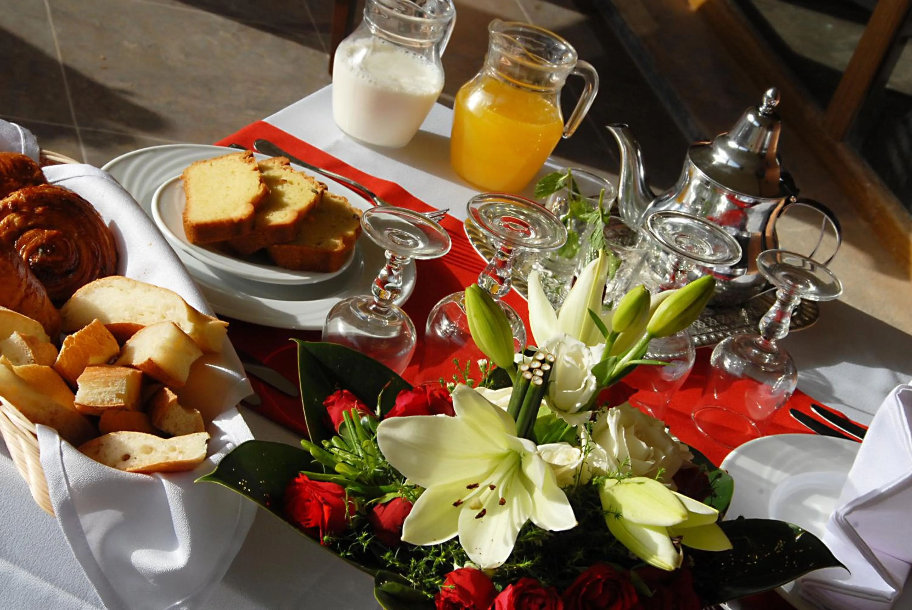 Breakfast in Oasis Palm Hotel