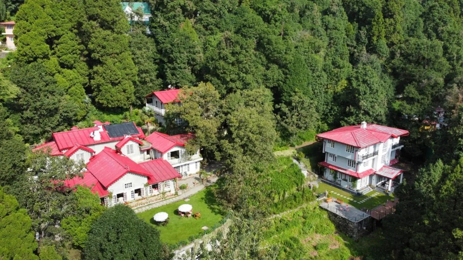 Bird's eye view in Abbotsford Prasada Bhawan