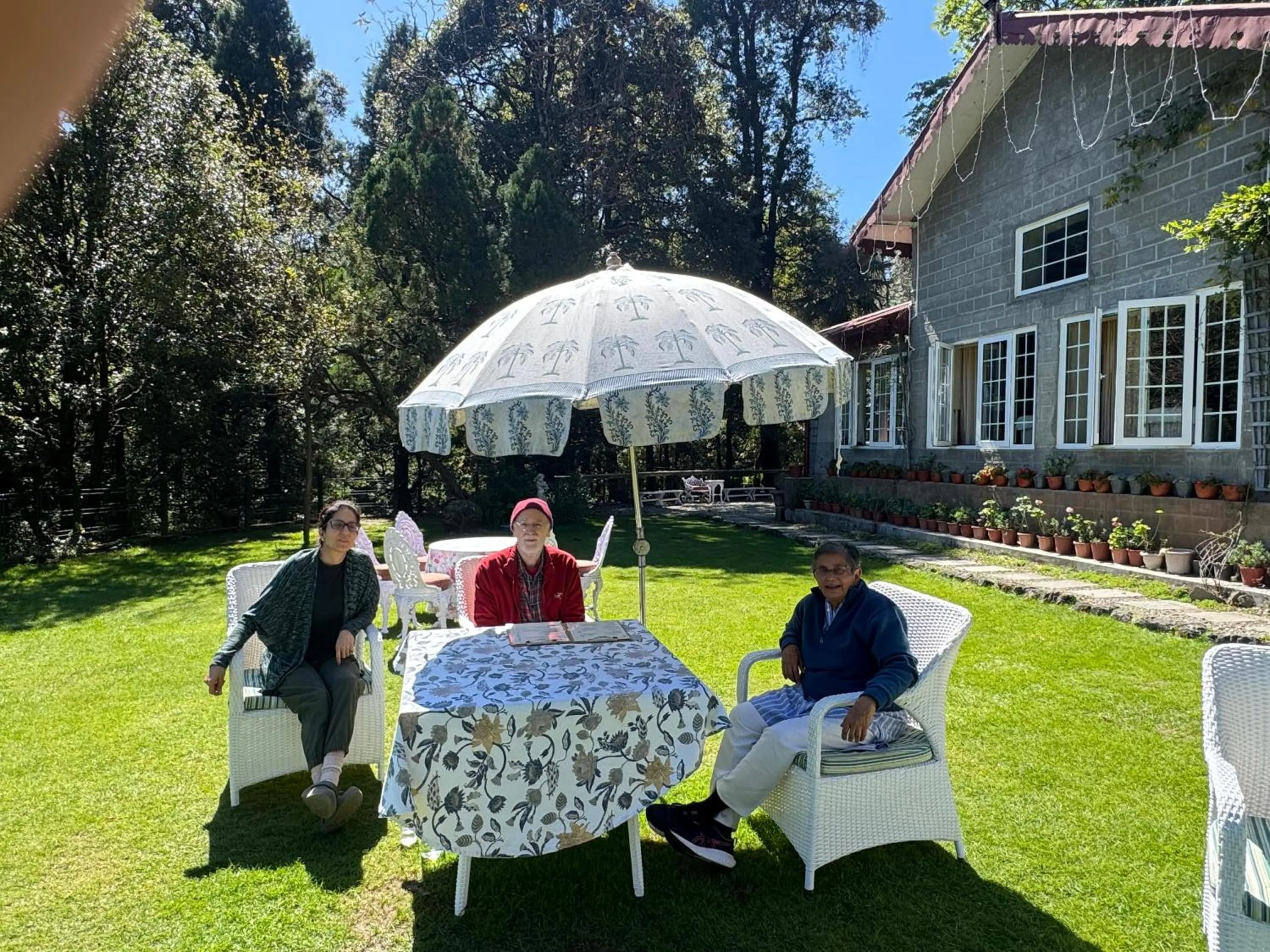 Garden view in Abbotsford Prasada Bhawan