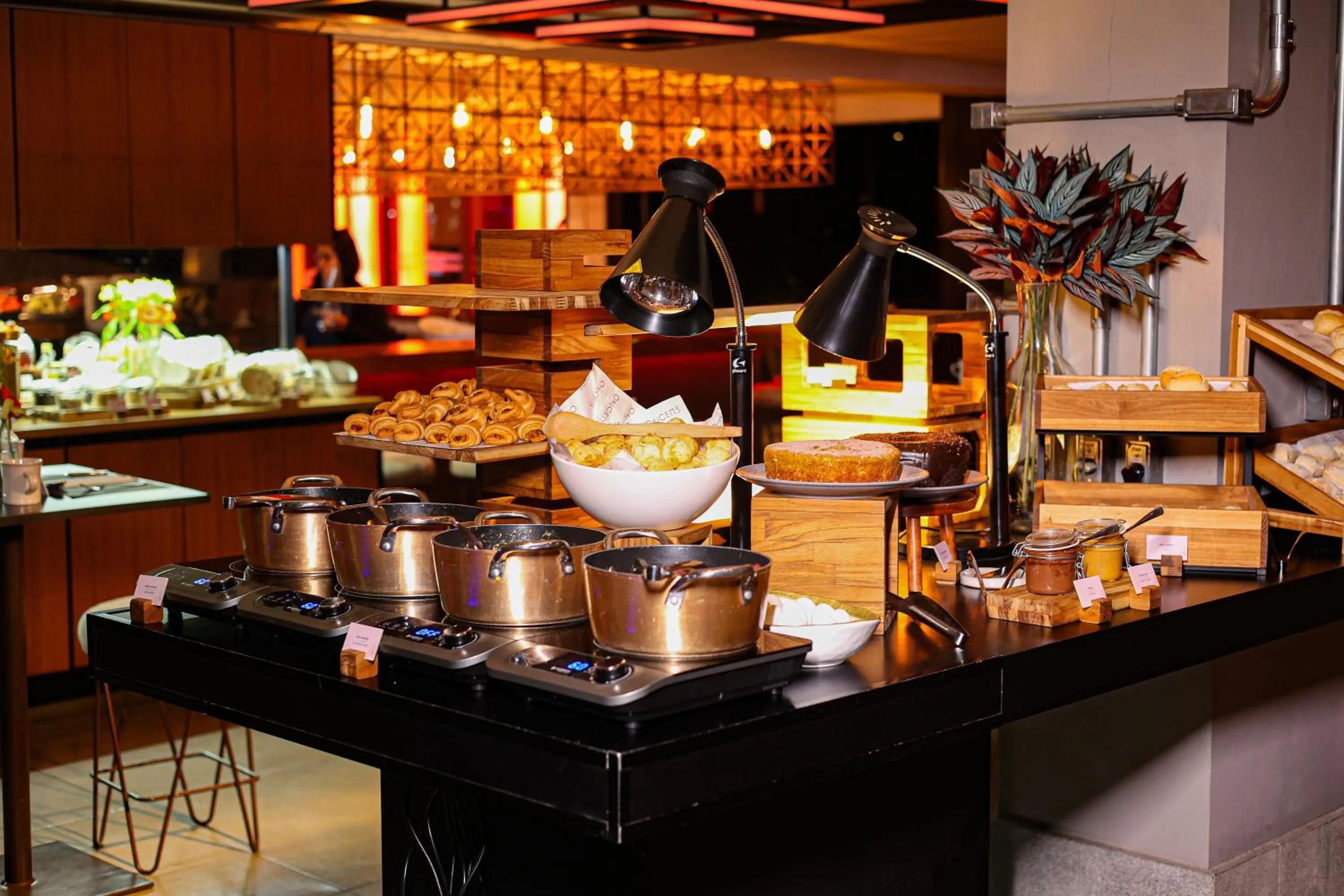 Buffet breakfast in Radisson RED Campinas