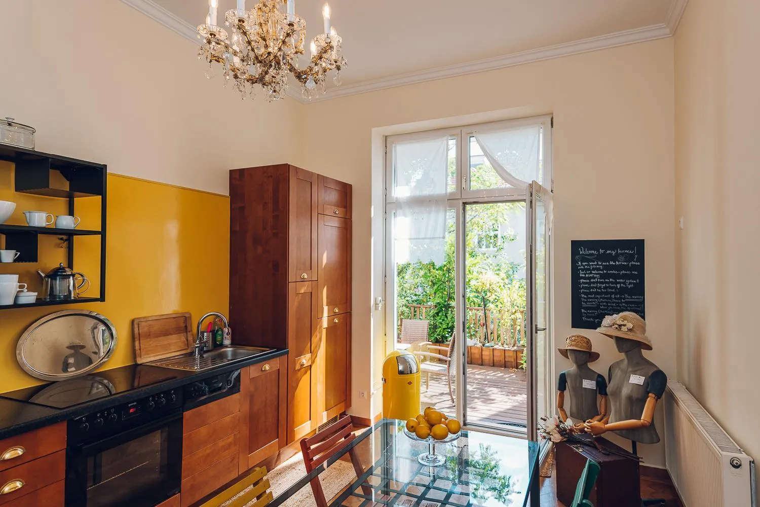 Kitchen or kitchenette in Leuhusen Boutique Apartments Vienna, Wien