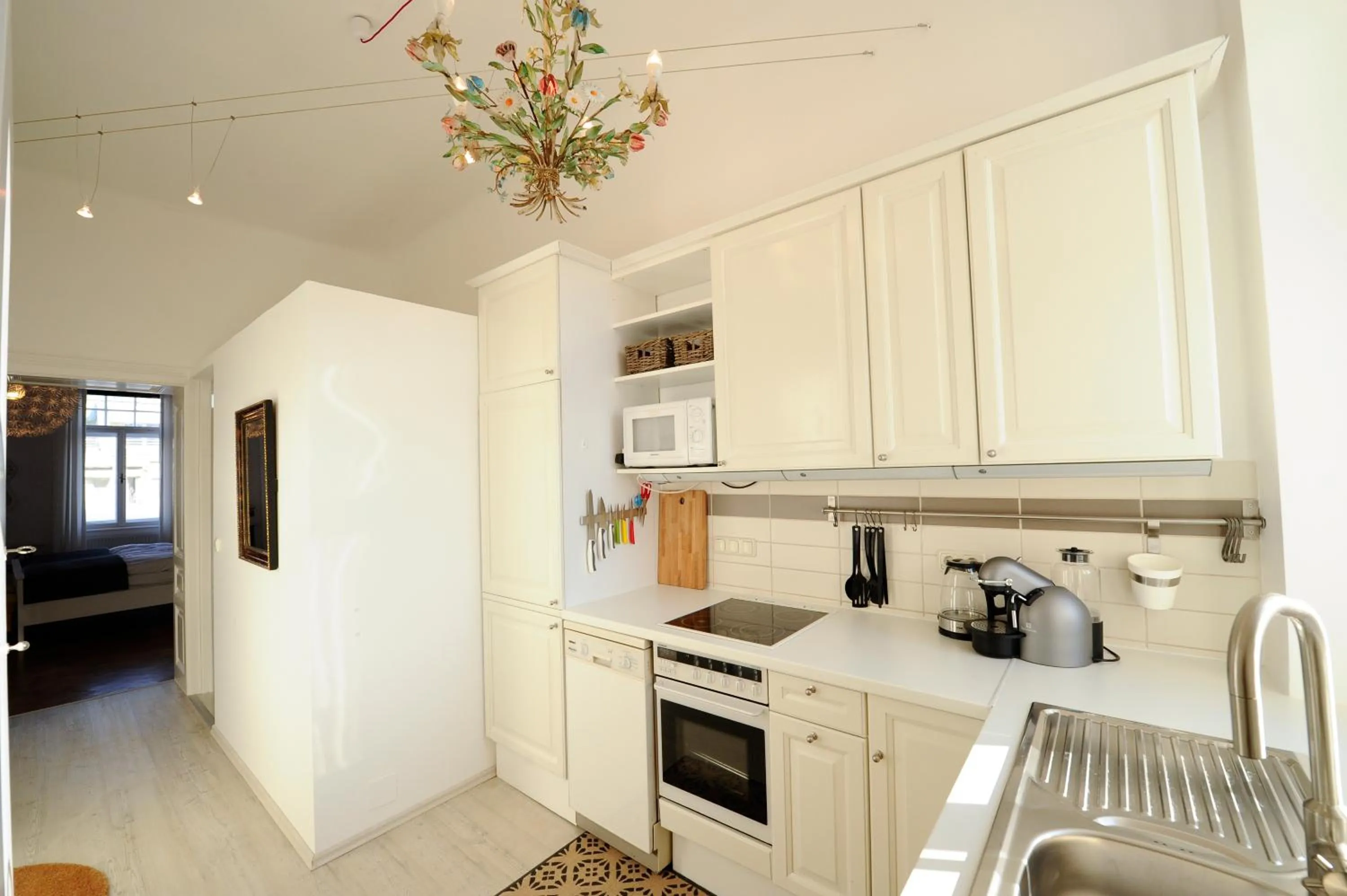Kitchen or kitchenette in Leuhusen Boutique Apartments Vienna, Wien