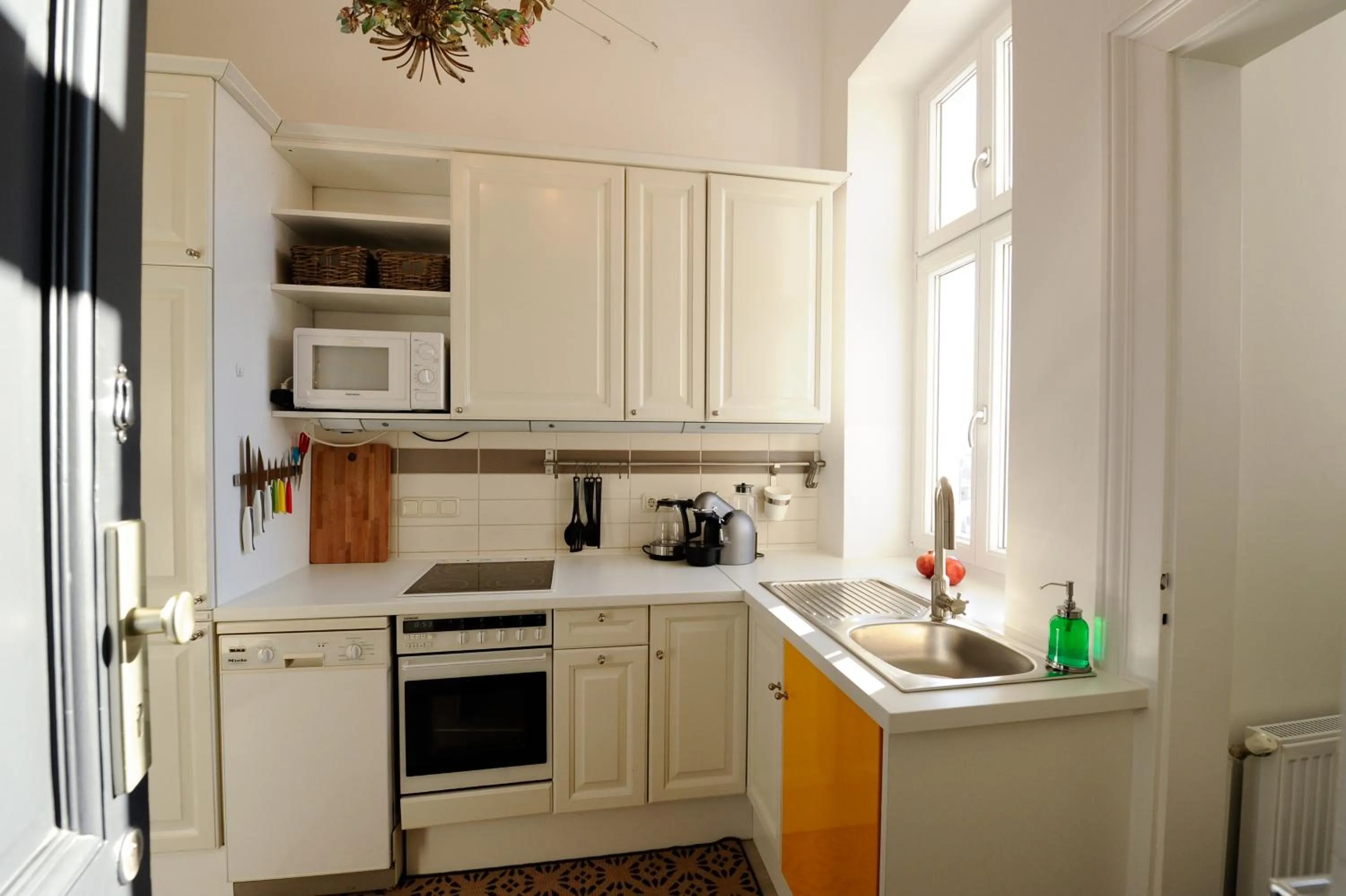Kitchen or kitchenette in Leuhusen Boutique Apartments Vienna, Wien