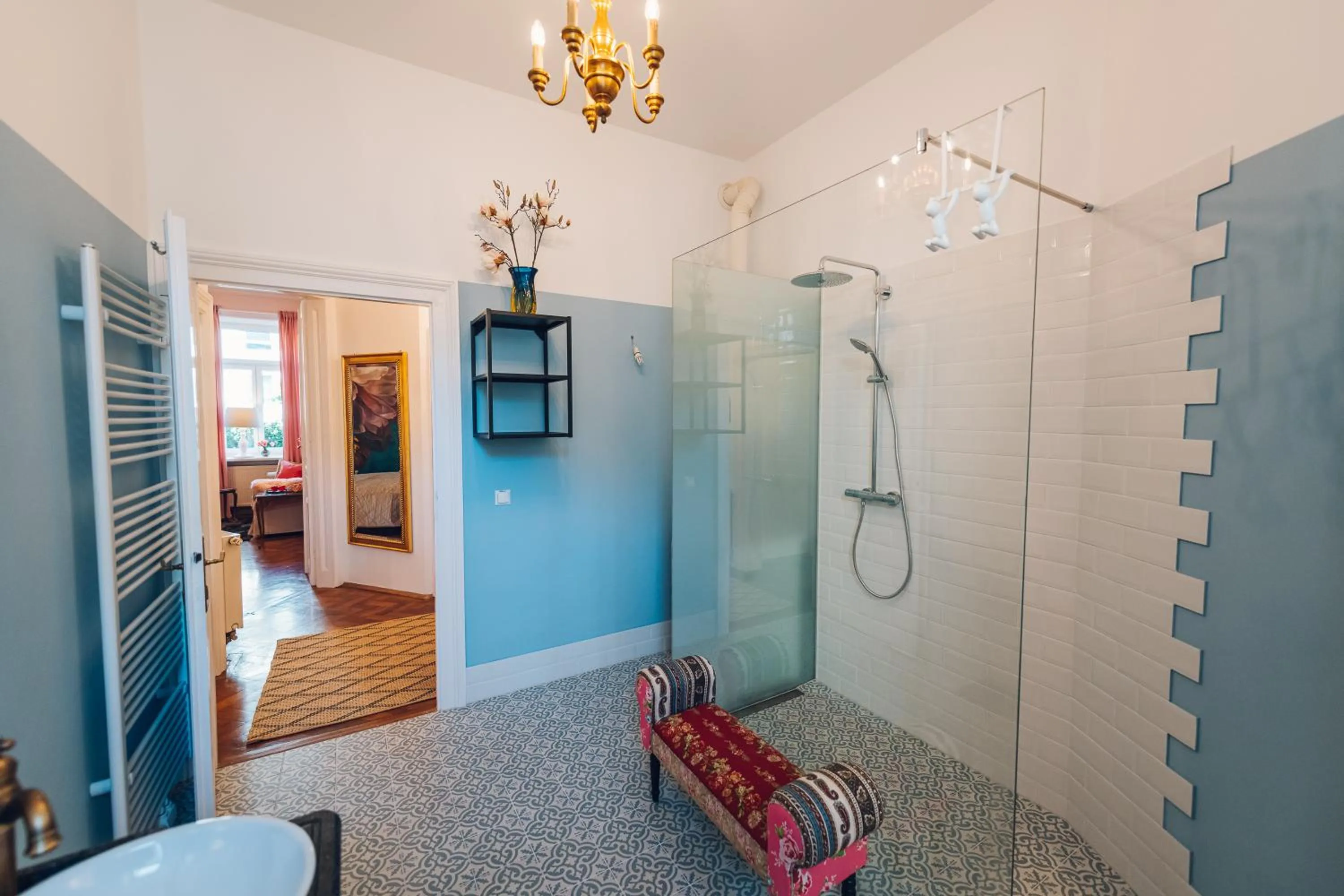 Shower in Leuhusen Boutique Apartments Vienna, Wien