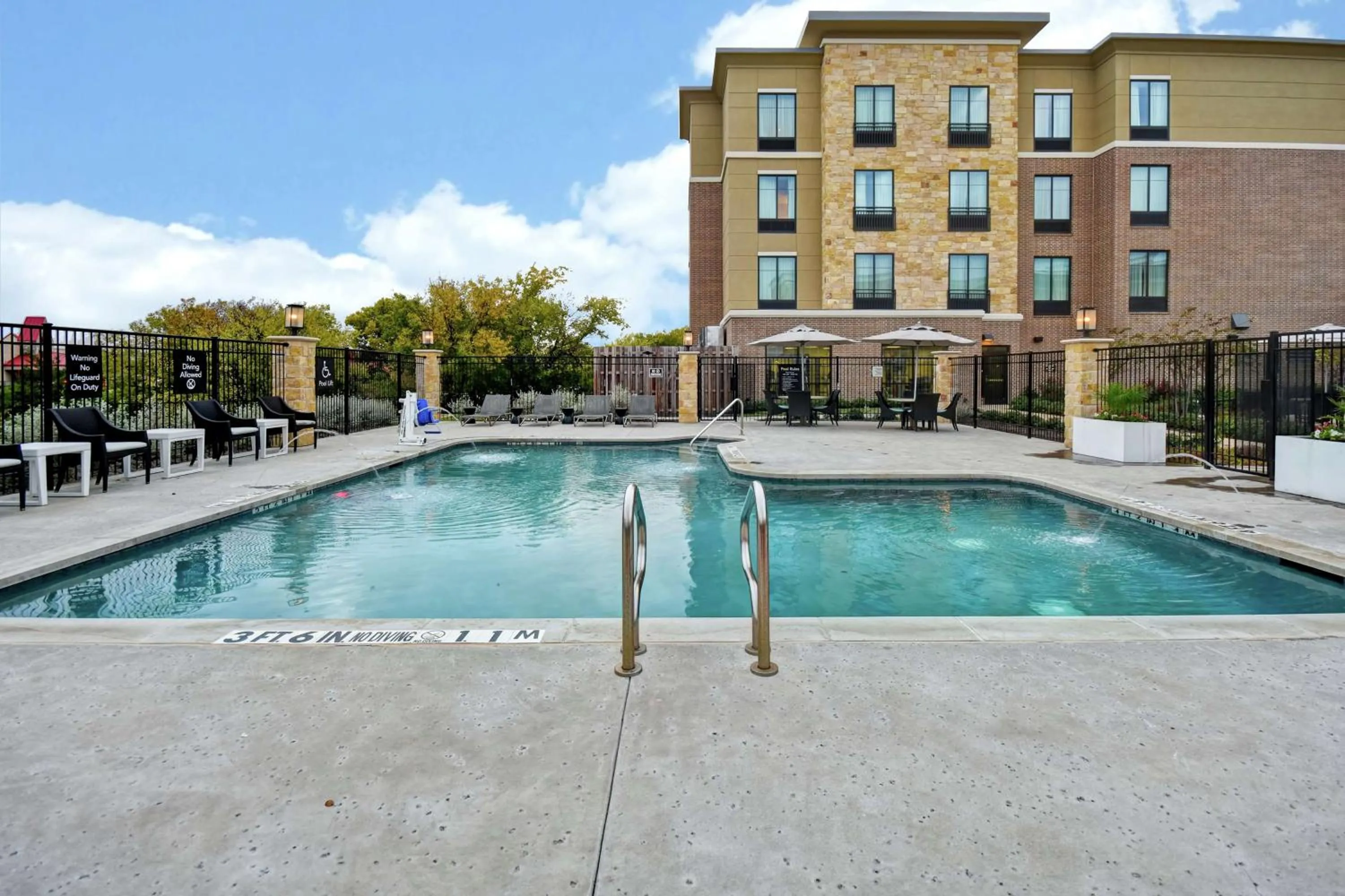 Pool view in Homewood Suites by Hilton Dallas Arlington South