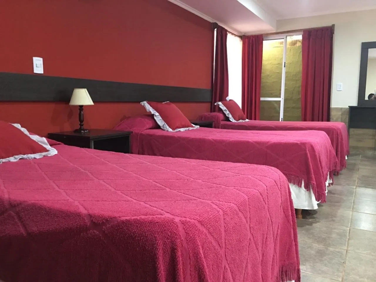 Bed in Hotel Don Horacio