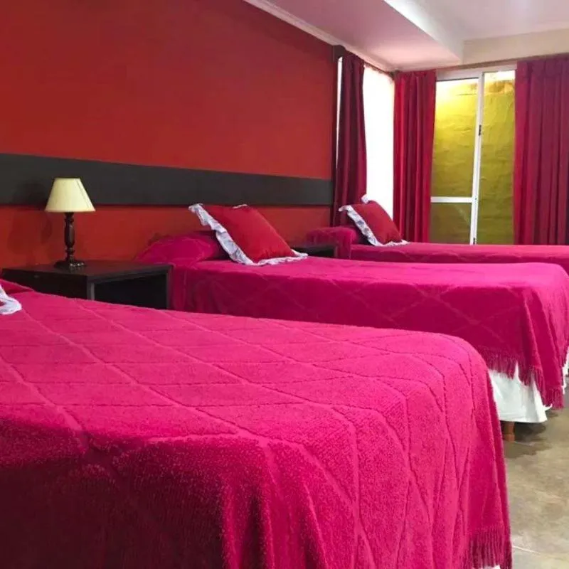 Bed in Hotel Don Horacio