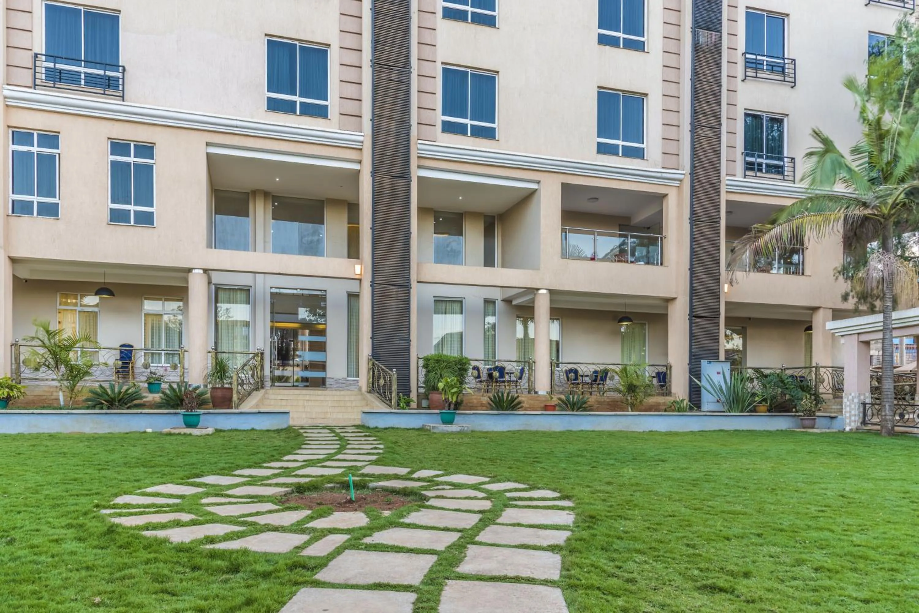 Property building in Three Steers Hotel