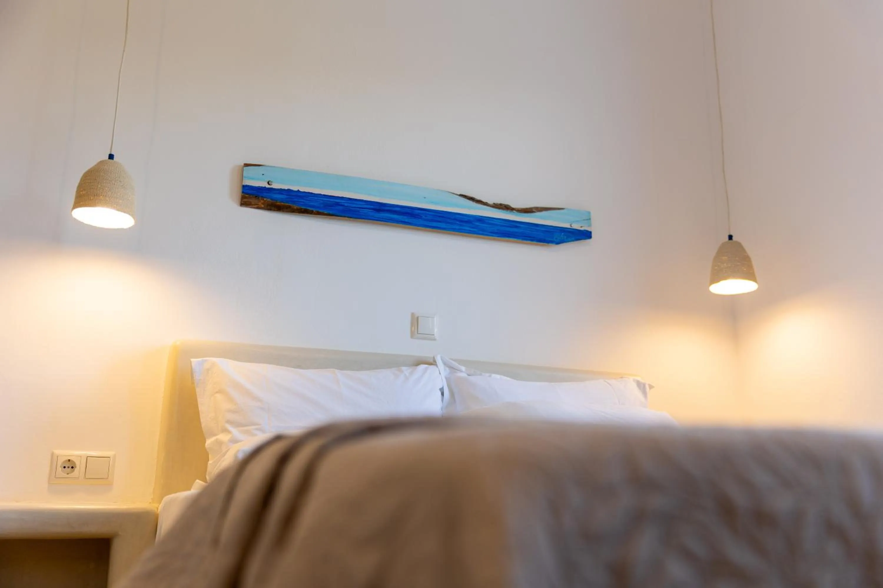 Bed in Villa Kastraki