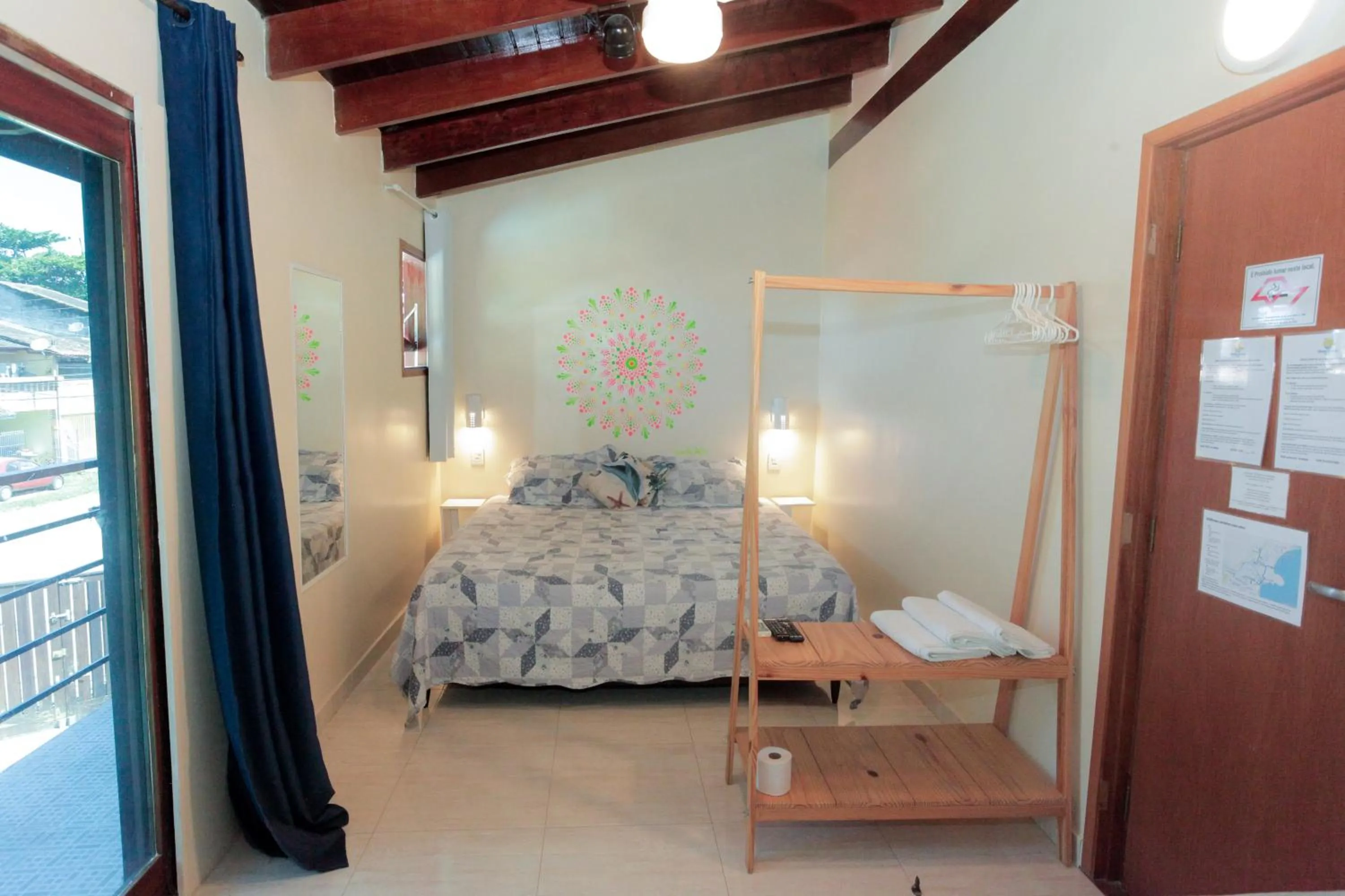 Bed in Ubatuba Ecologic Pousada