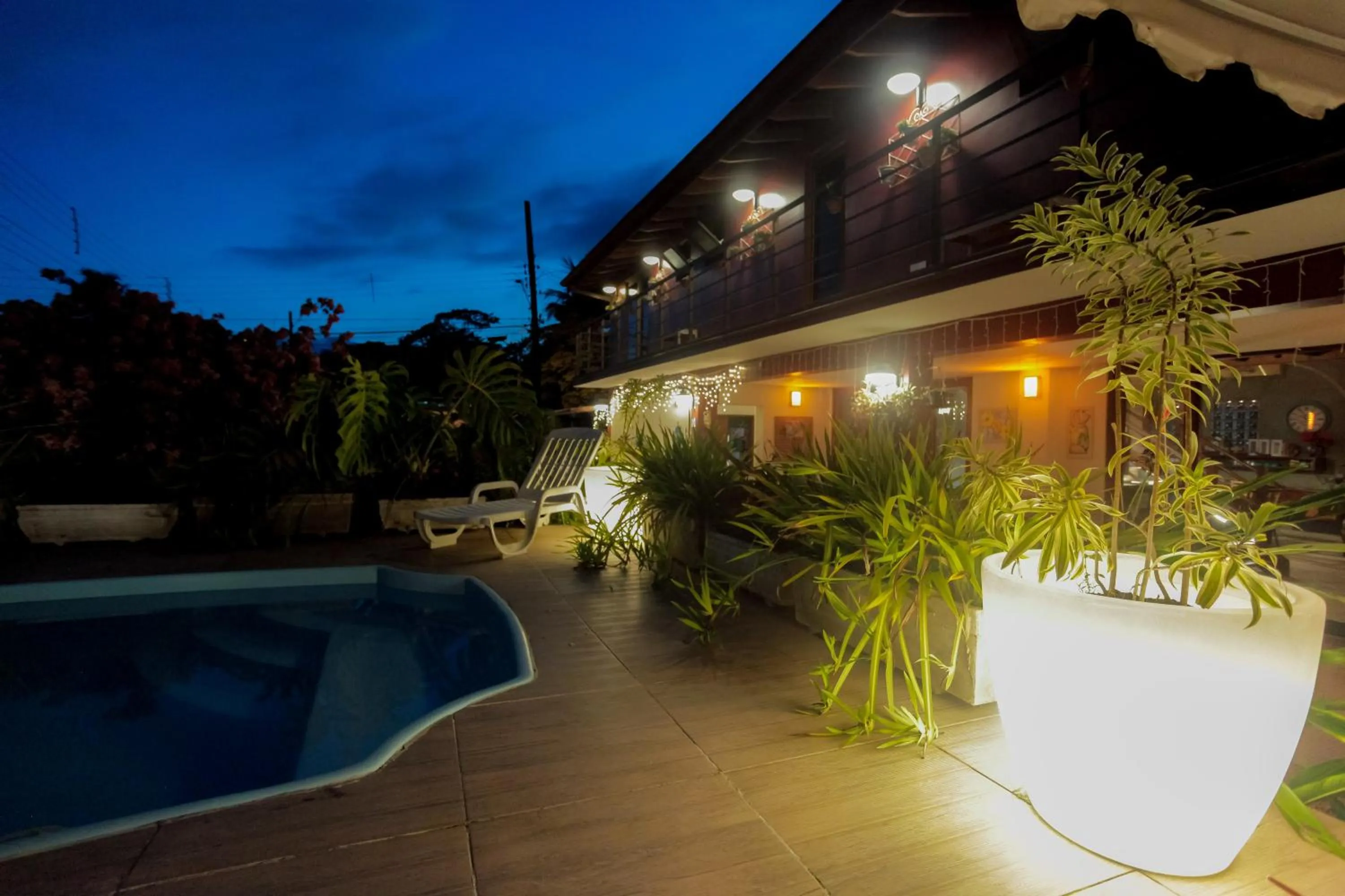 Swimming pool in Ubatuba Ecologic Pousada