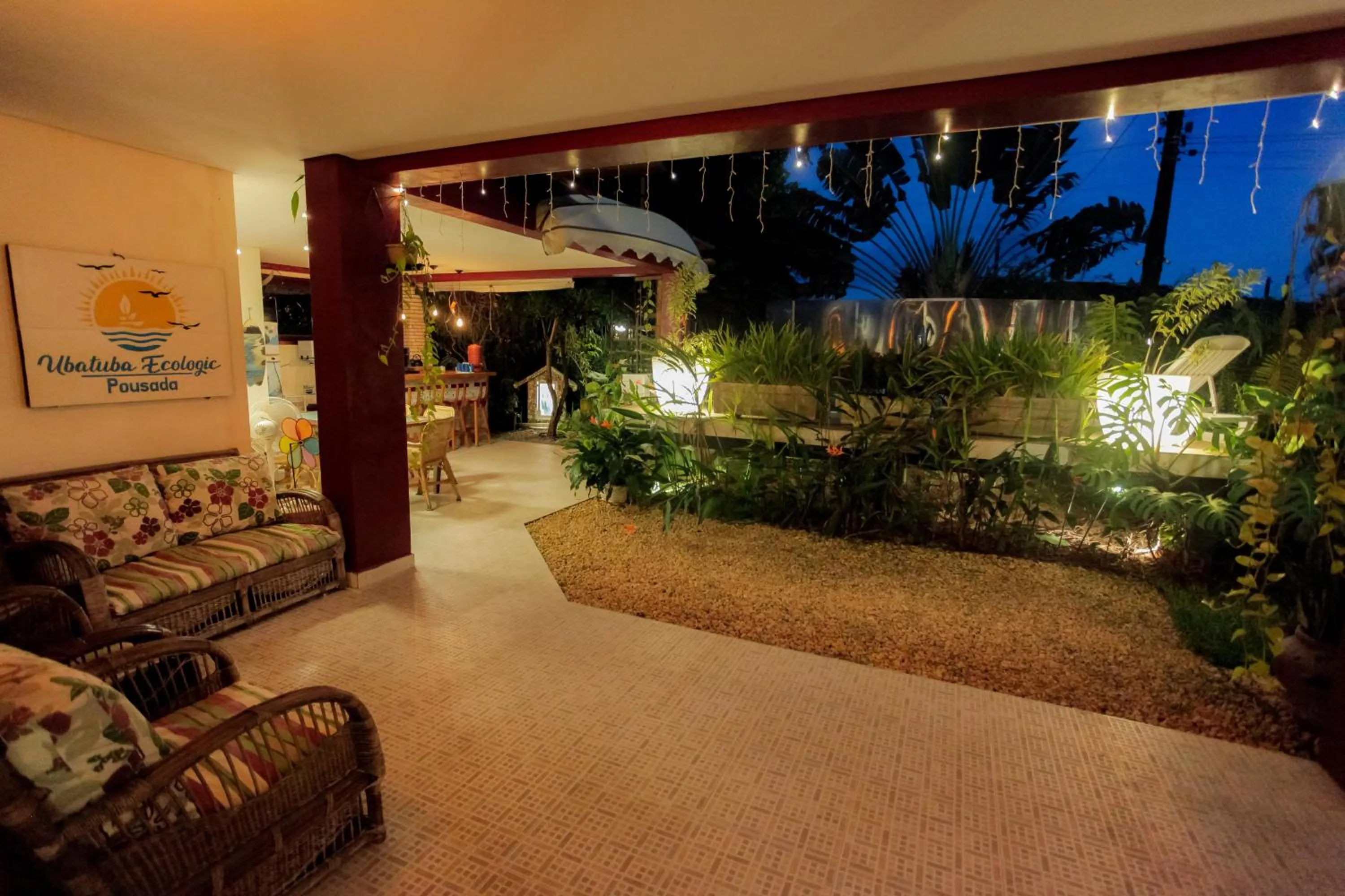 Patio in Ubatuba Ecologic Pousada