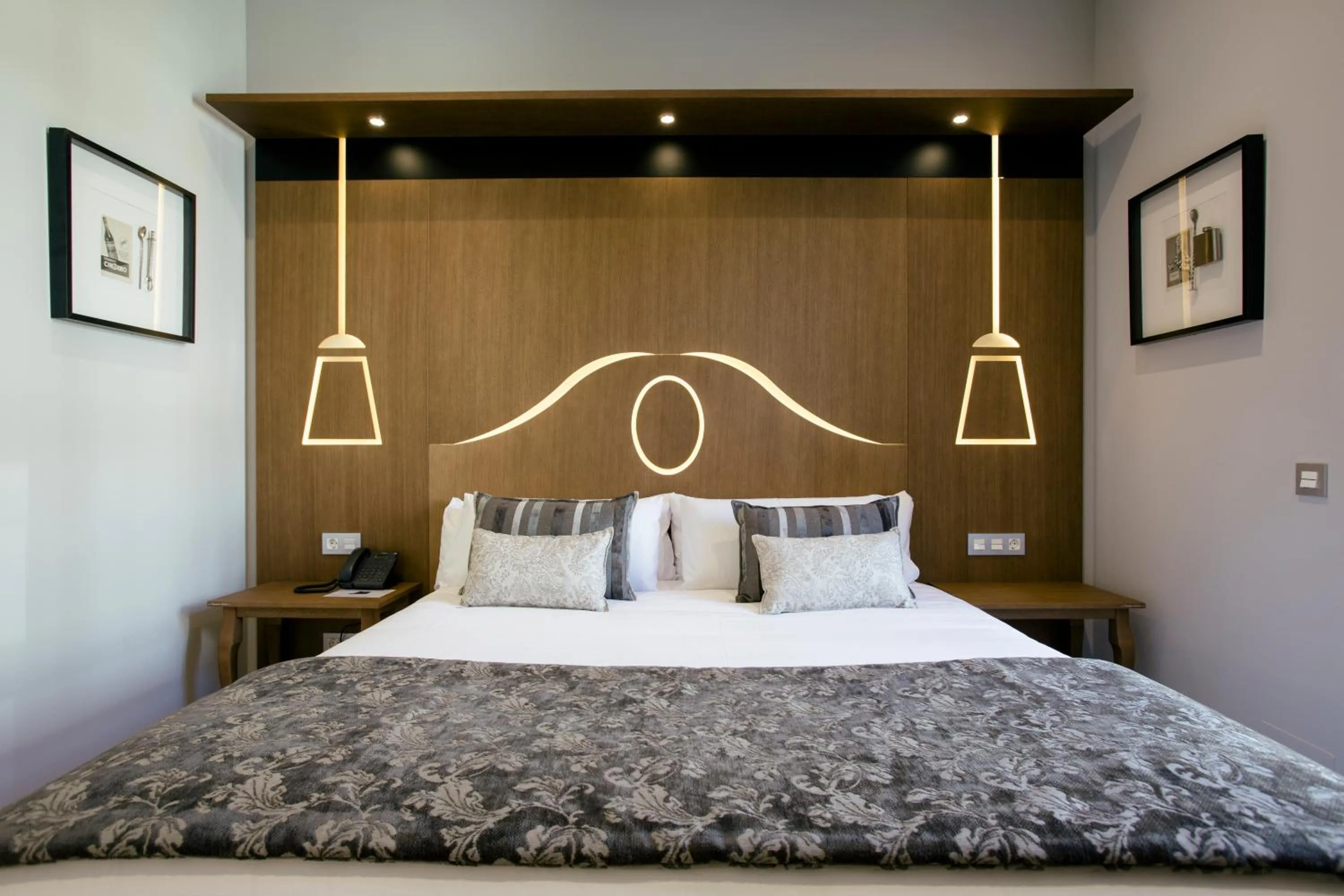 Decorative detail, Bed in Legazpi Doce Rooms & Suites