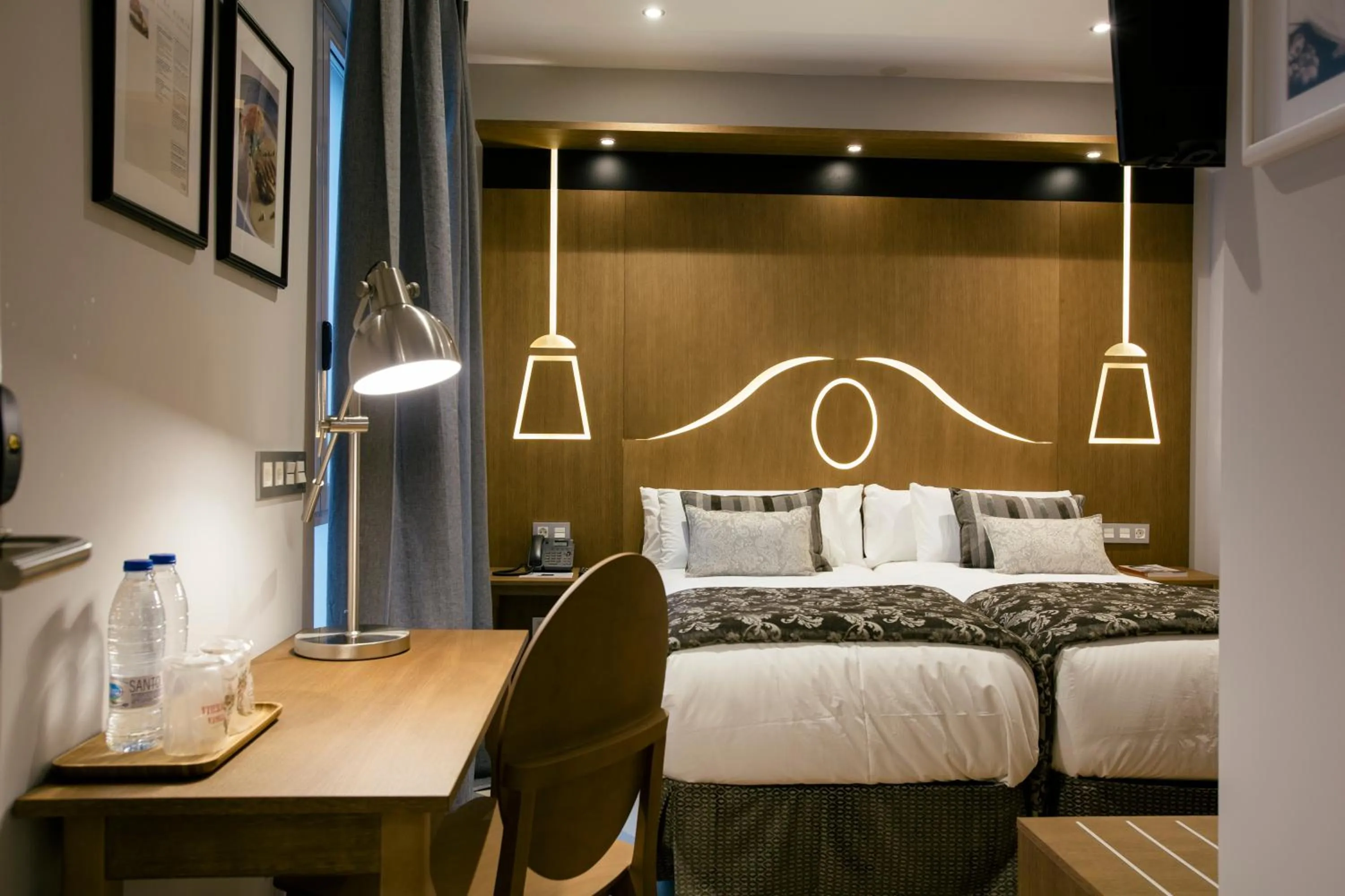 Decorative detail, Bed in Legazpi Doce Rooms & Suites