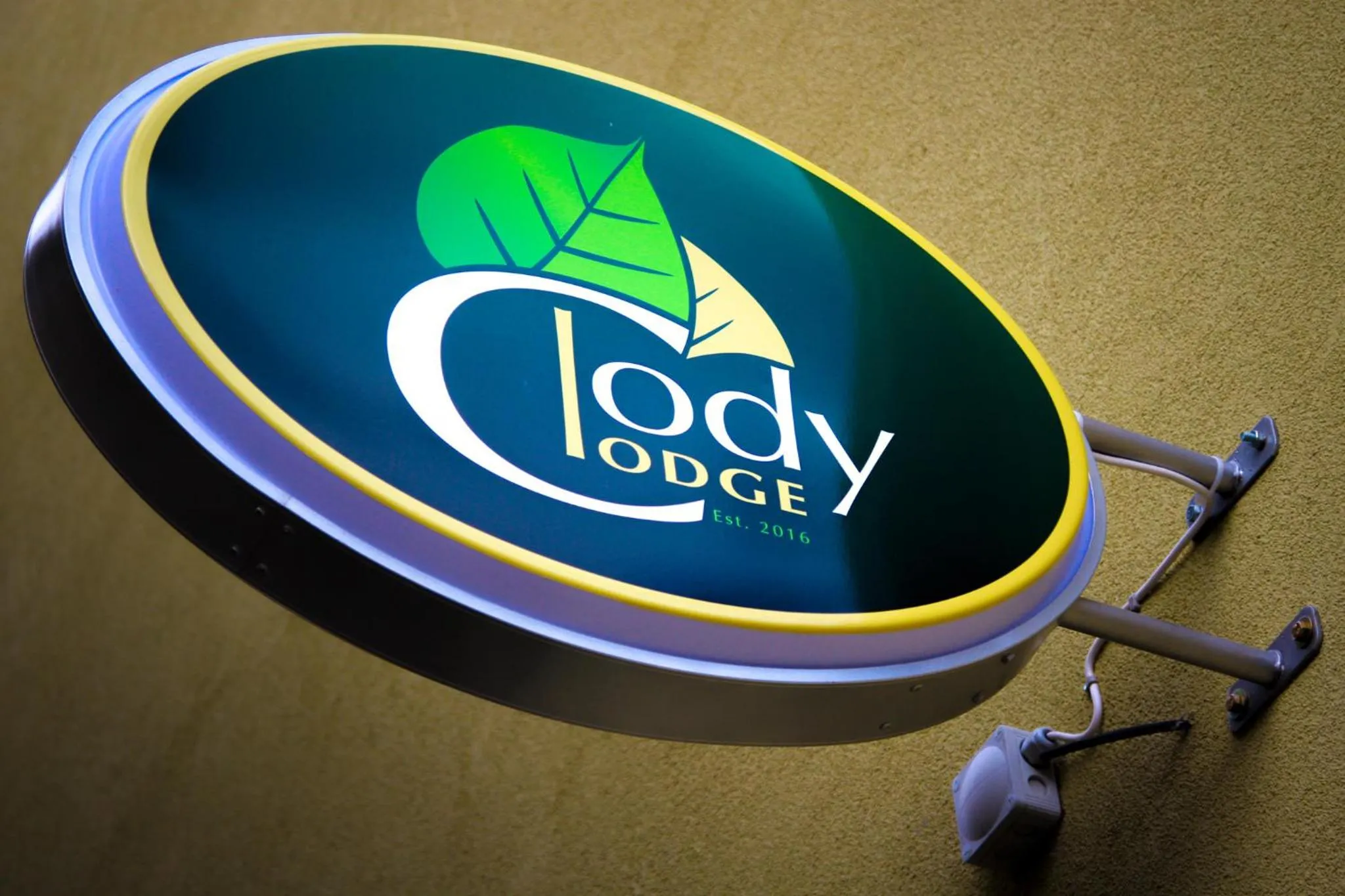 Property logo or sign in Clody Lodge