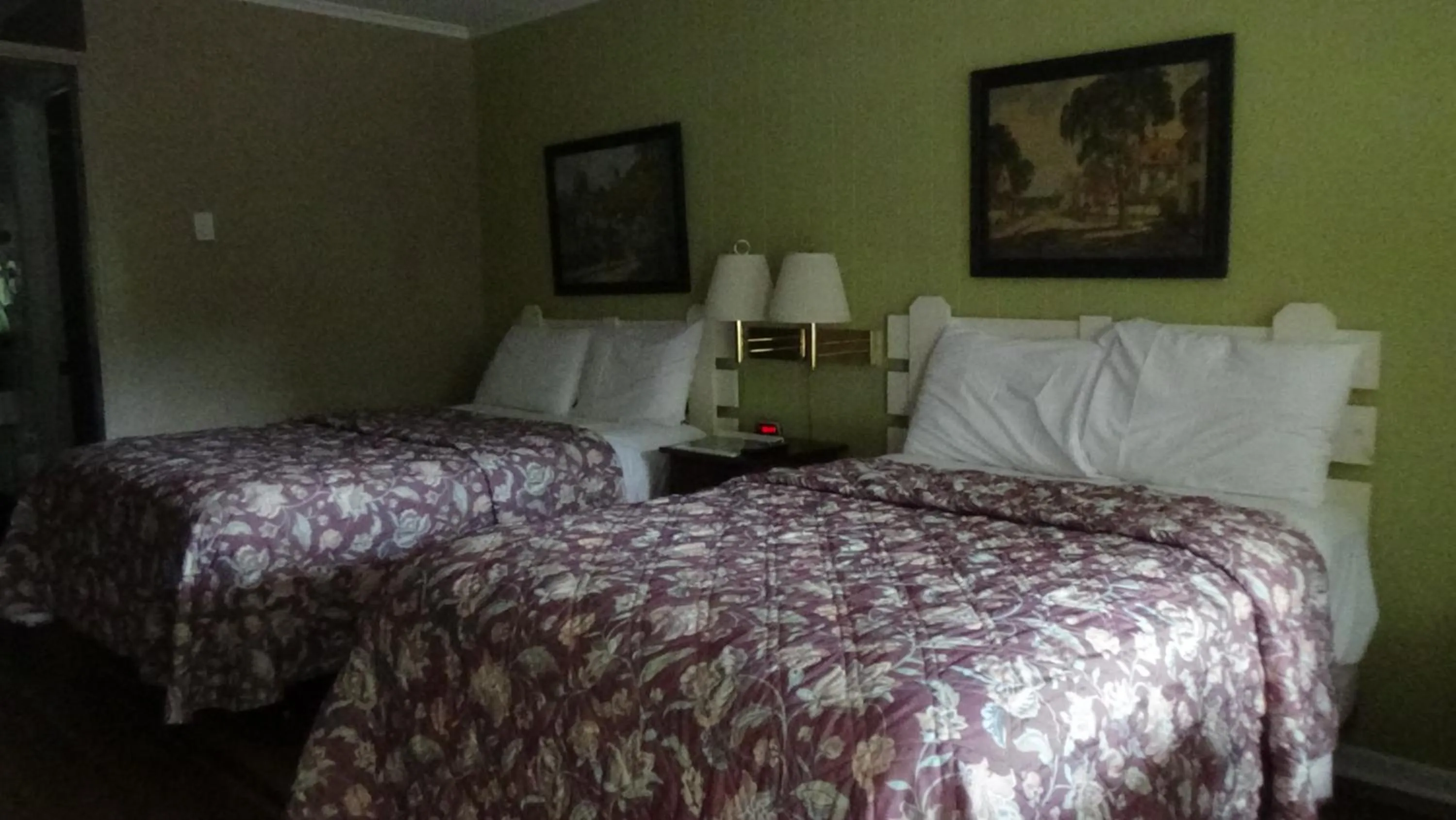 Bed in Roseloe Motel
