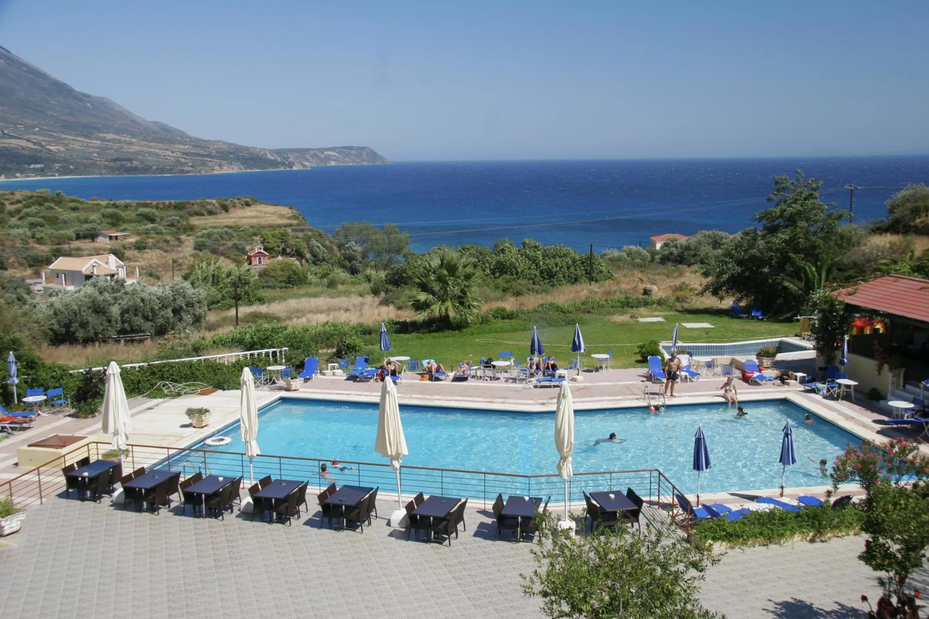 Area and facilities in Karavados Beach Hotel