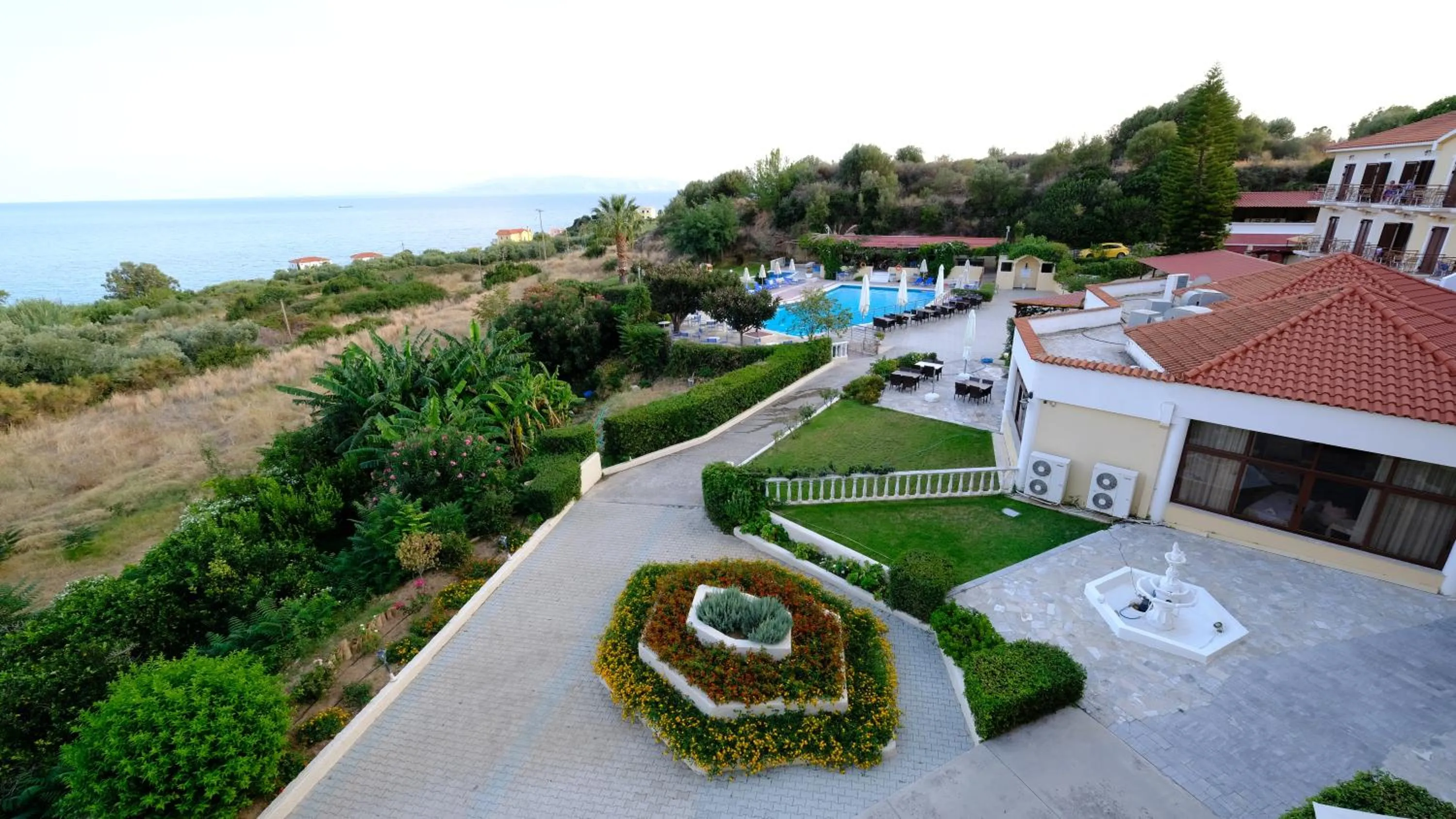 Garden view in Karavados Beach Hotel