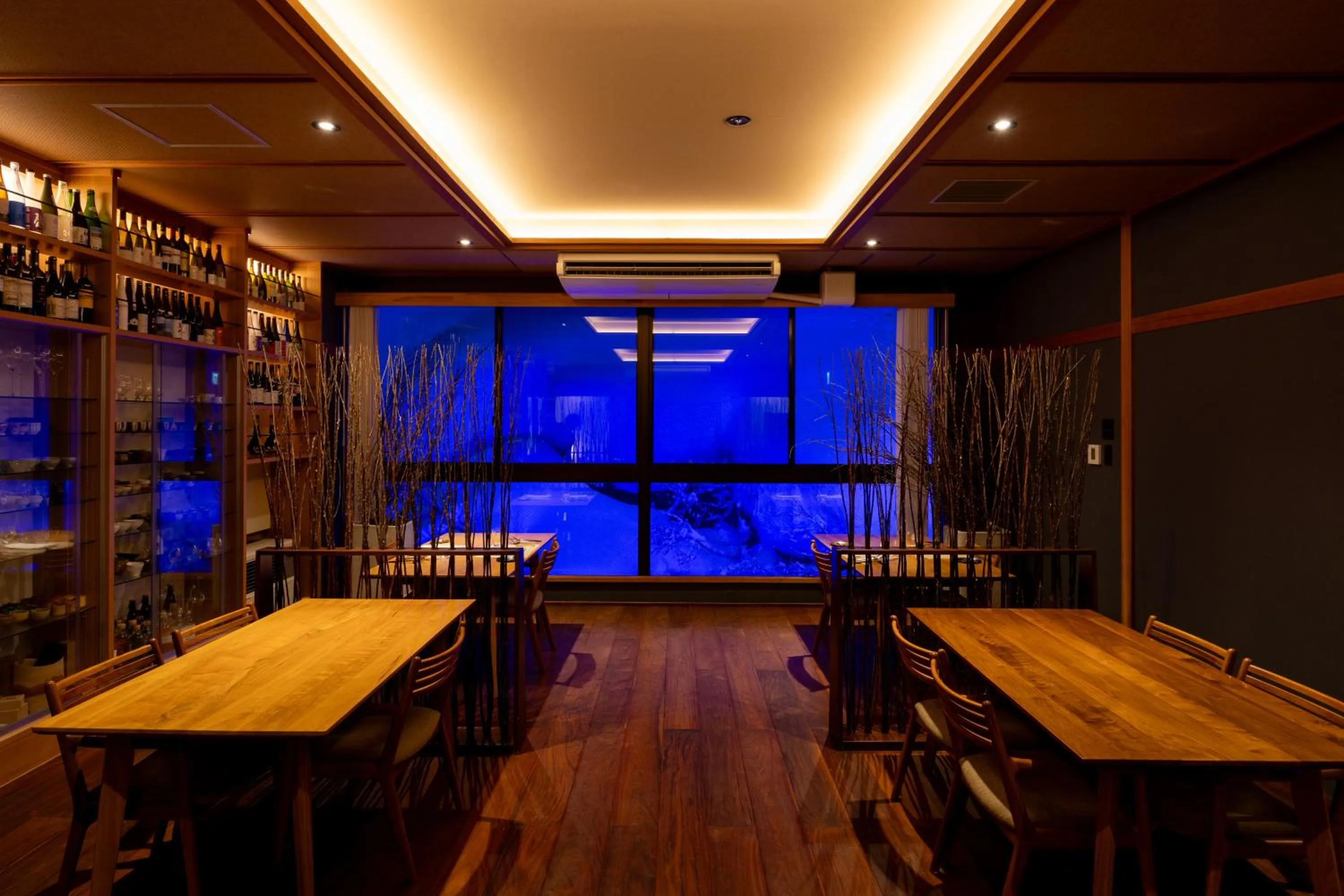 Dining area in Sake Hotel Tamakiya