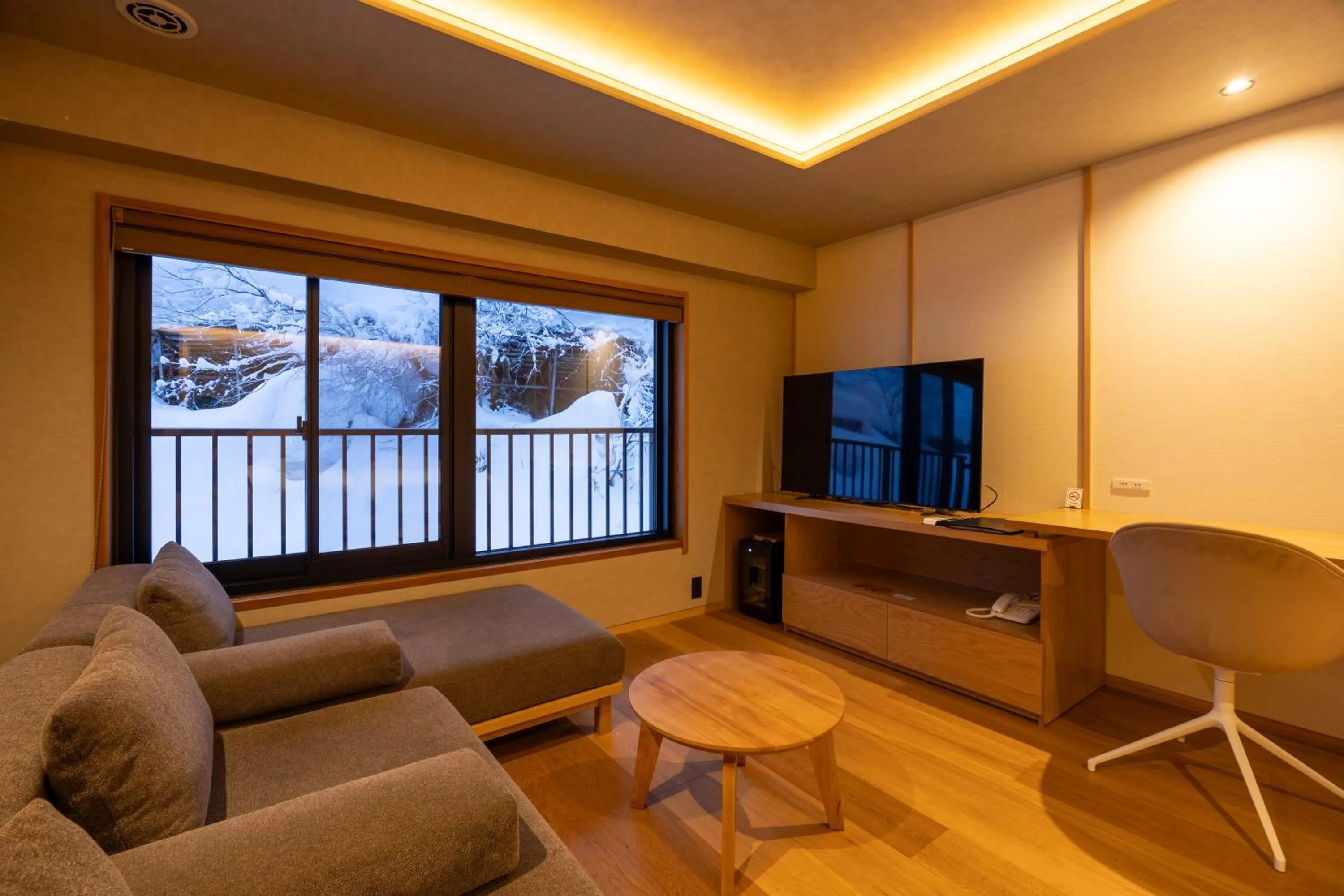 Living room in Sake Hotel Tamakiya