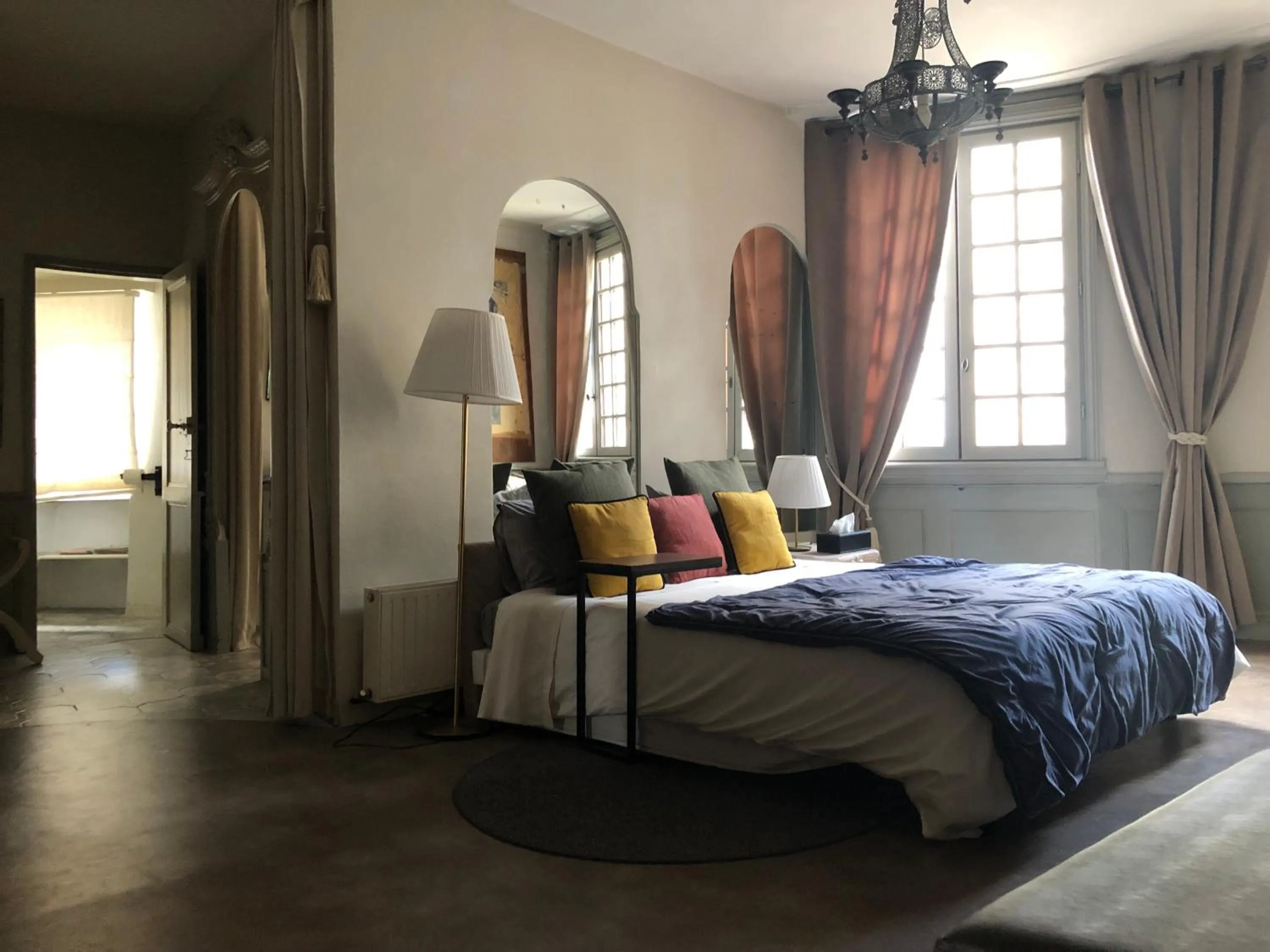 Bed in La Demeure du Lac de Fugeres