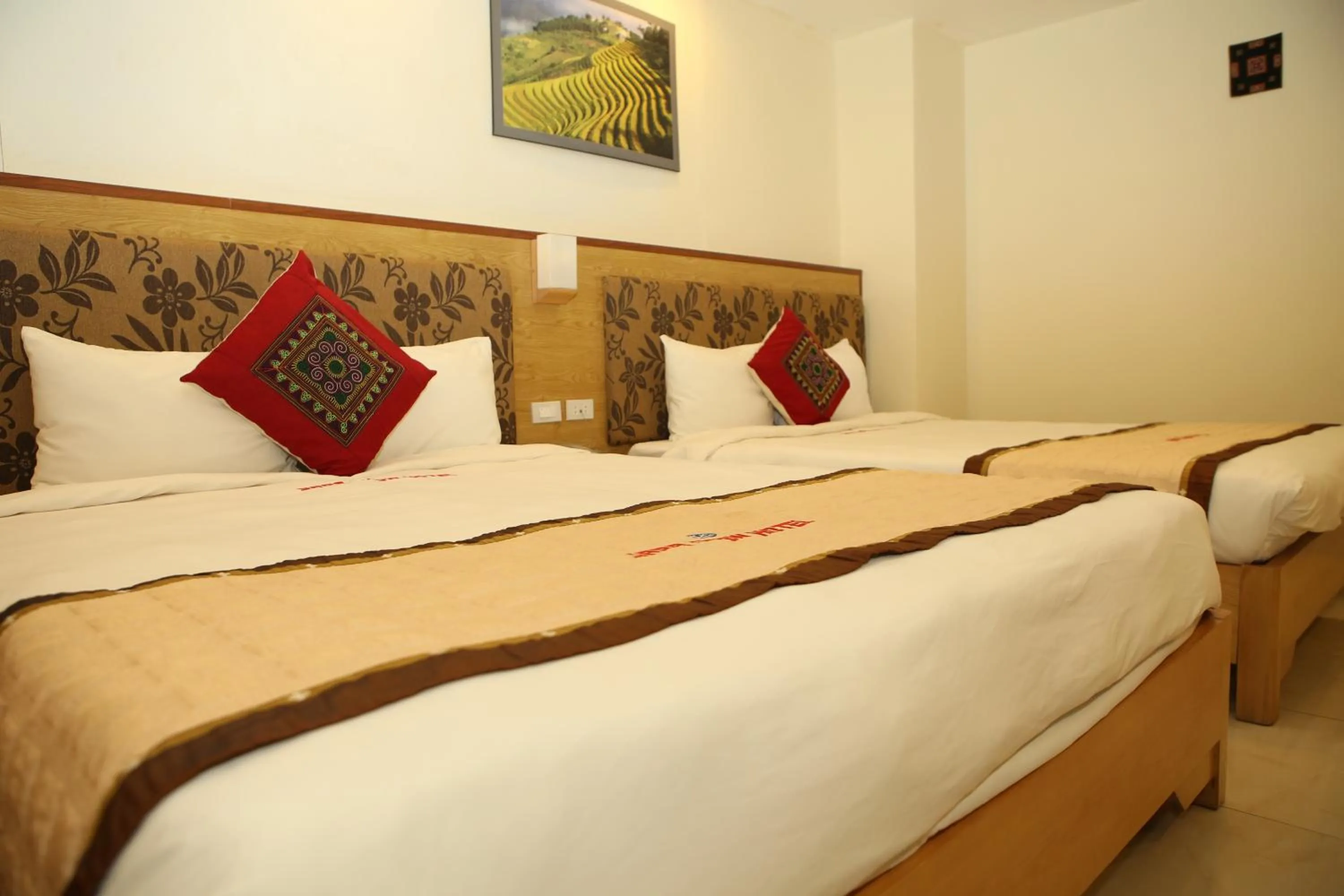 Bed in Sapa Snow Hotel