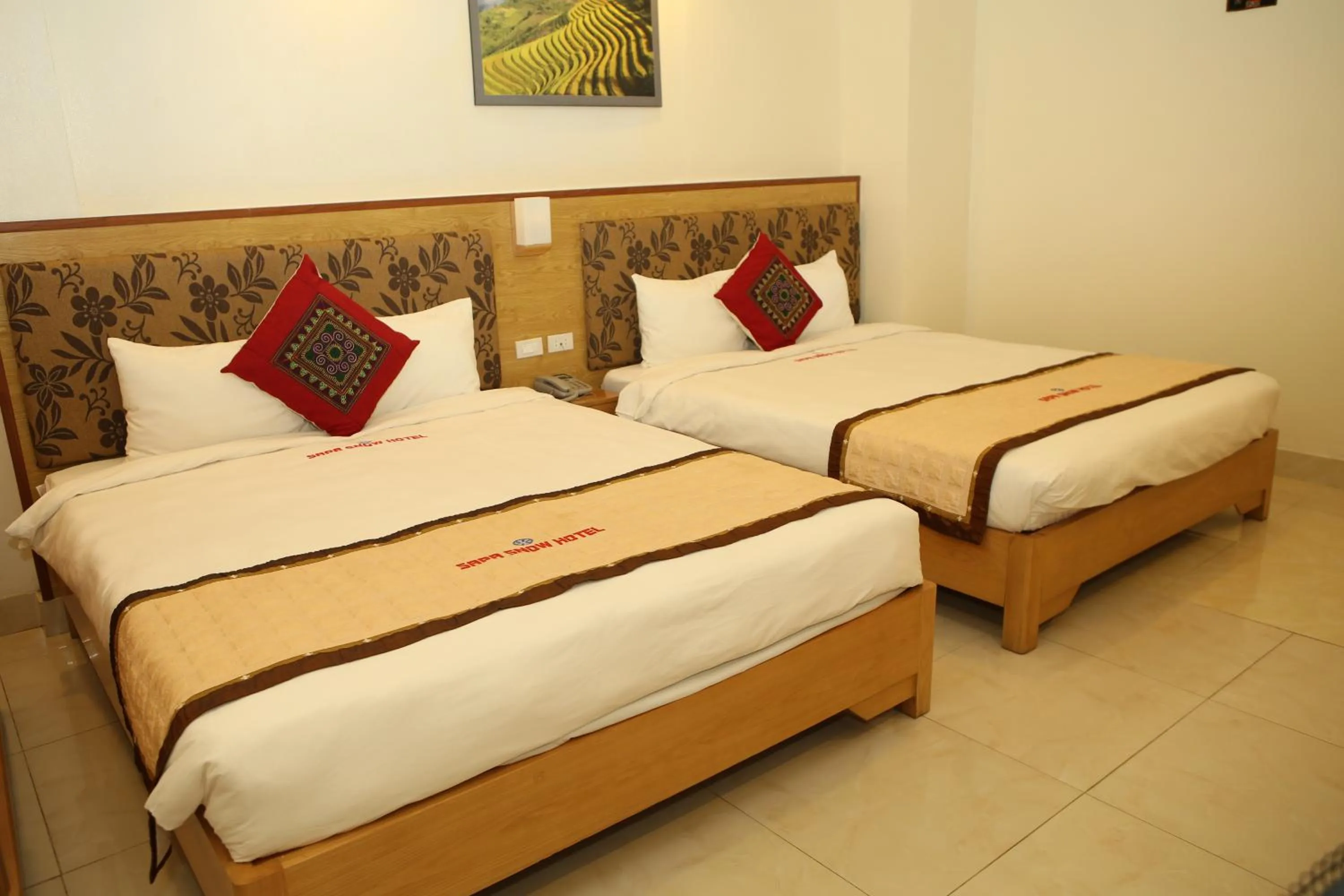 Bed in Sapa Snow Hotel