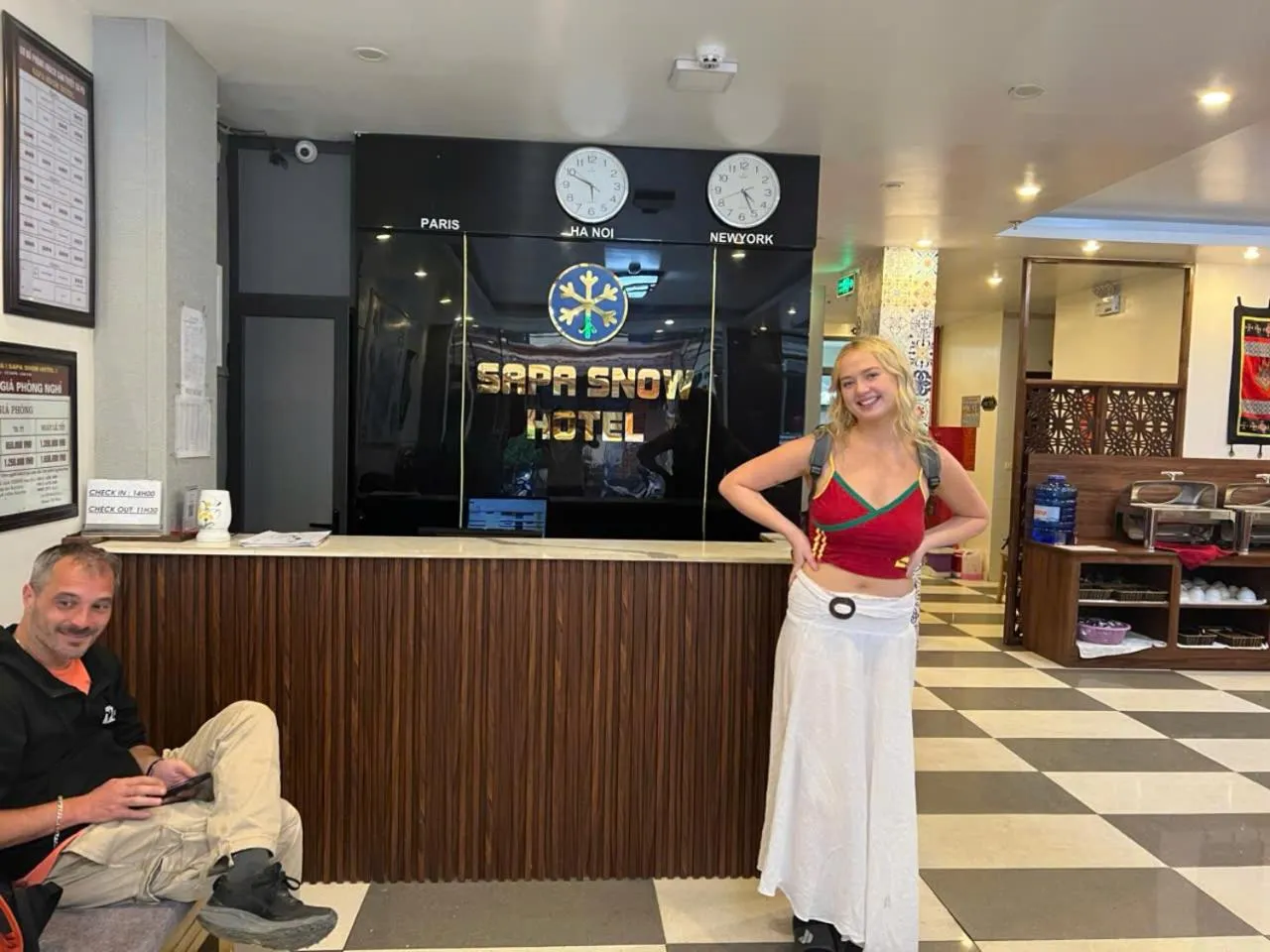 Lobby or reception in Sapa Snow Hotel