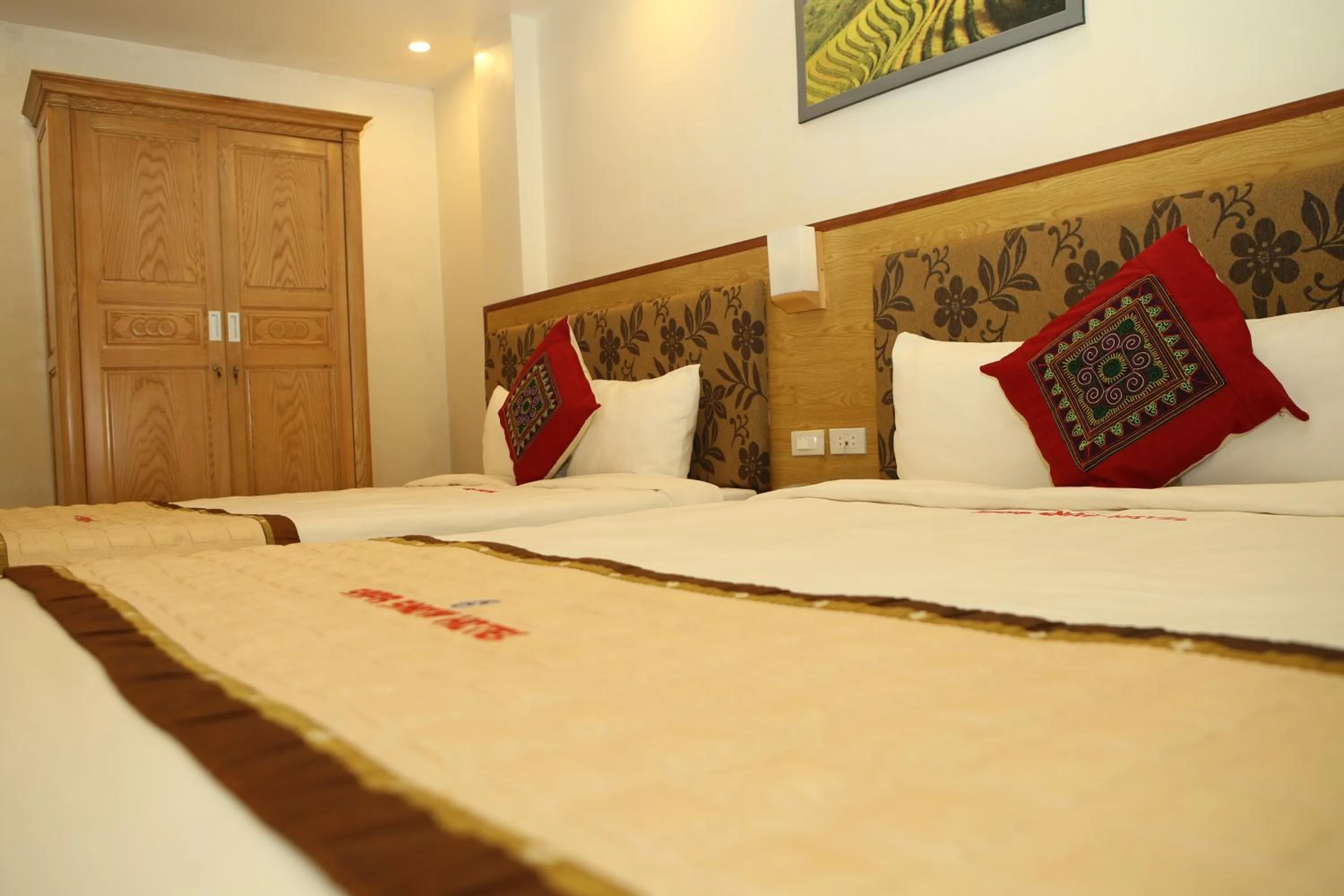 Bed in Sapa Snow Hotel