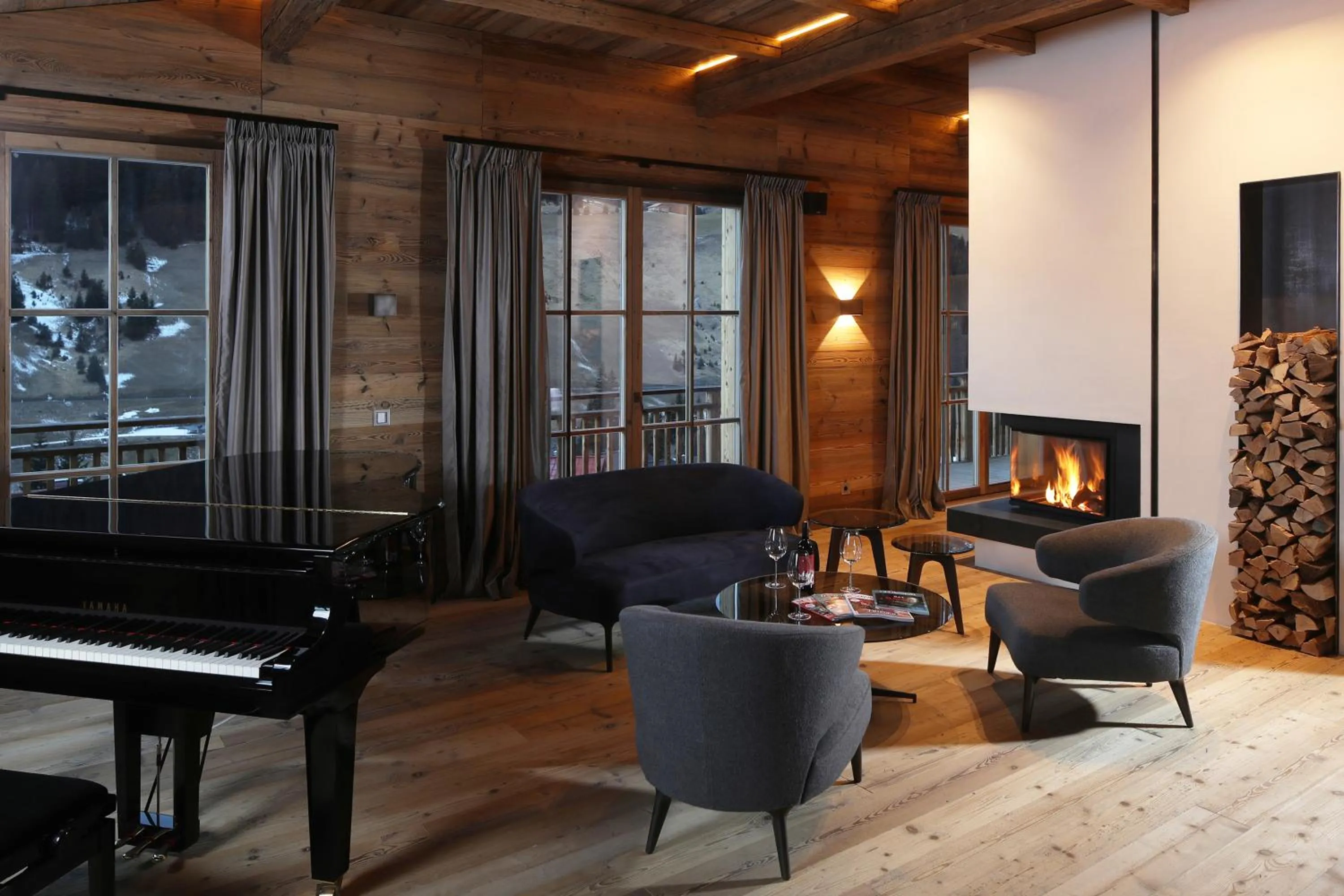 Living room in SEVERIN*S – The Alpine Retreat
