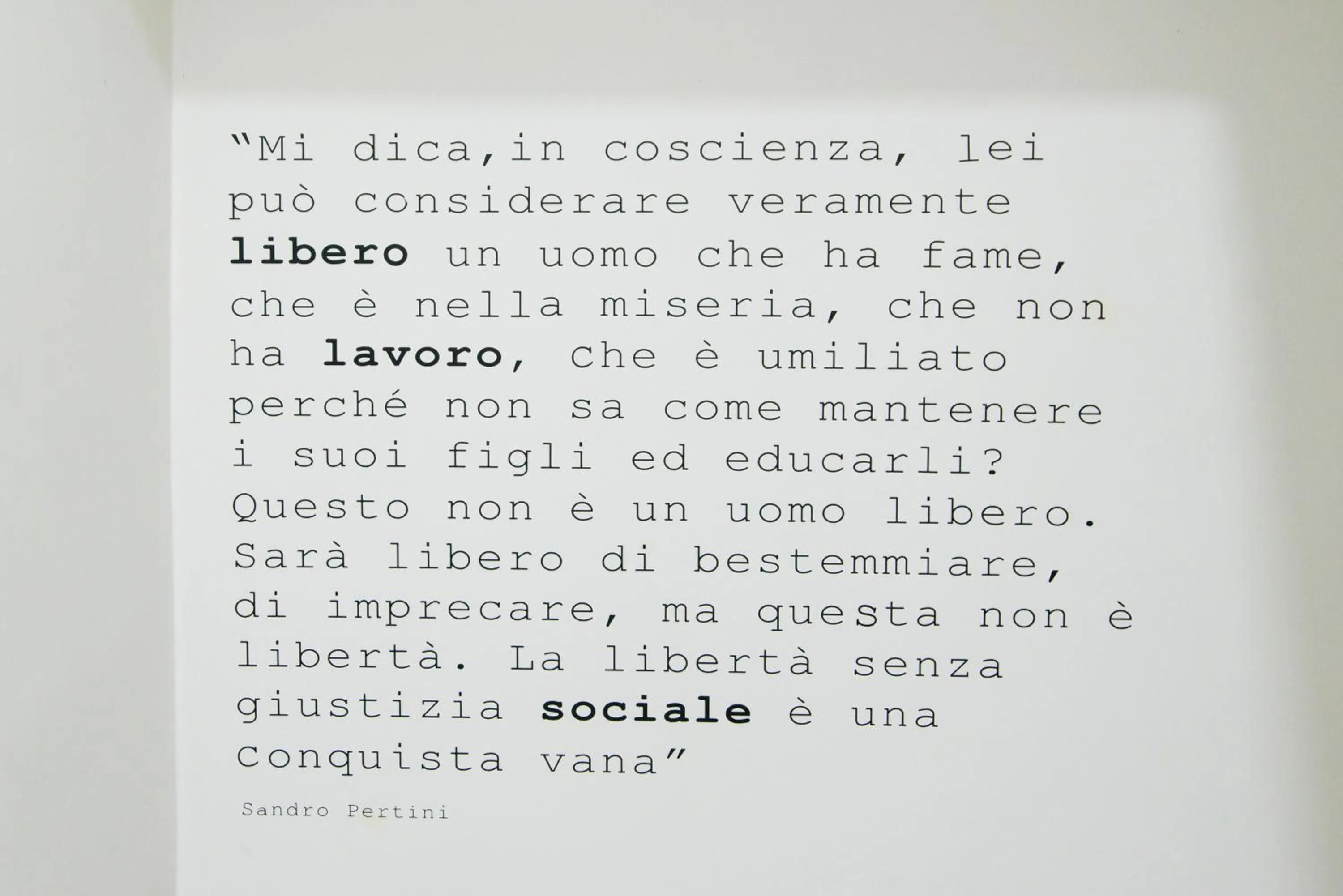 Decorative detail in B&B Sandro Pertini