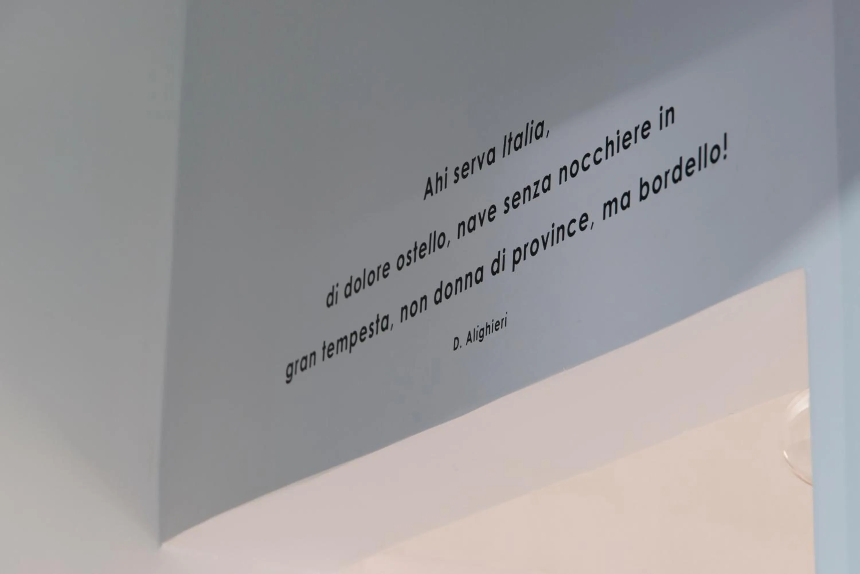 Decorative detail in B&B Sandro Pertini