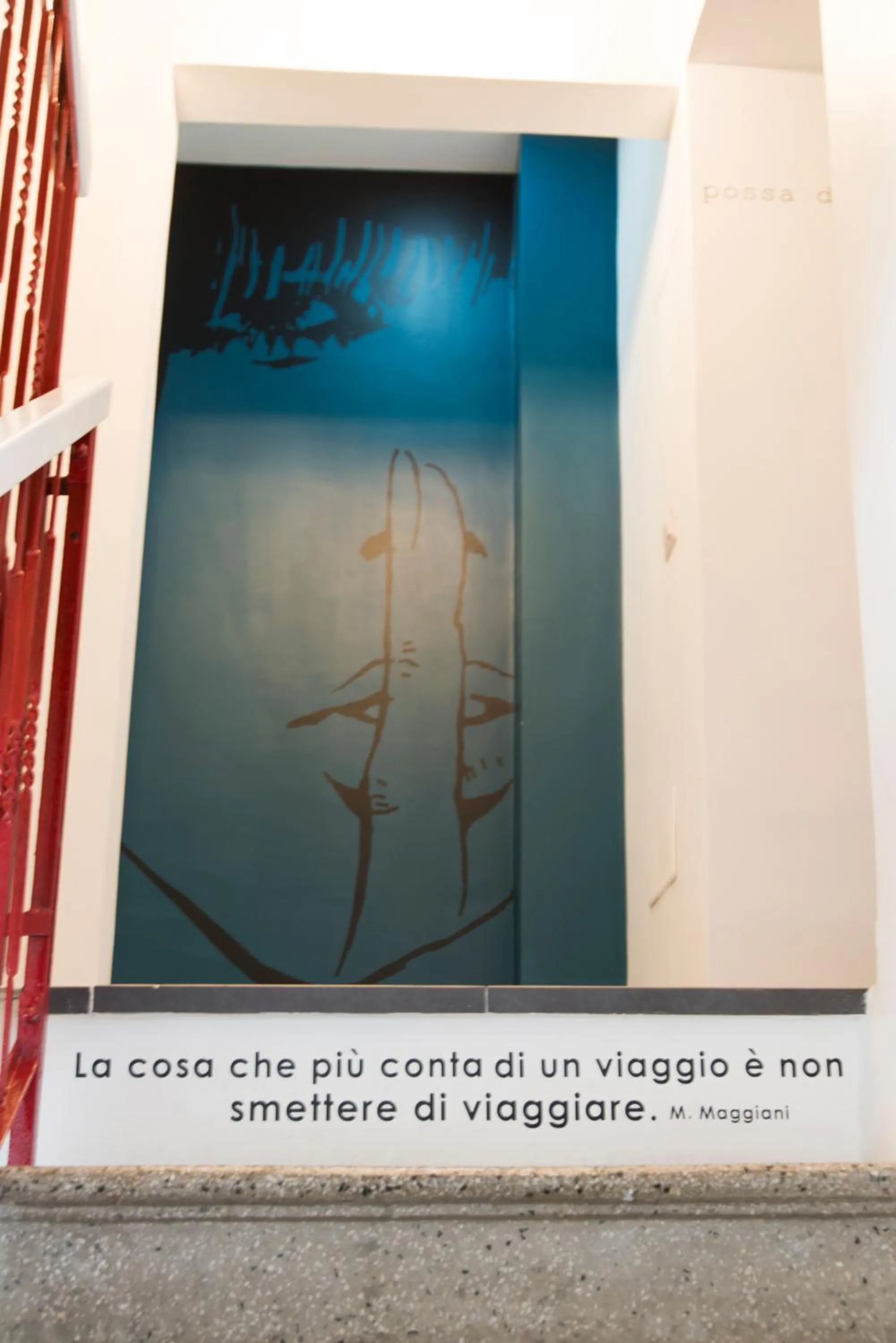 Decorative detail in B&B Sandro Pertini