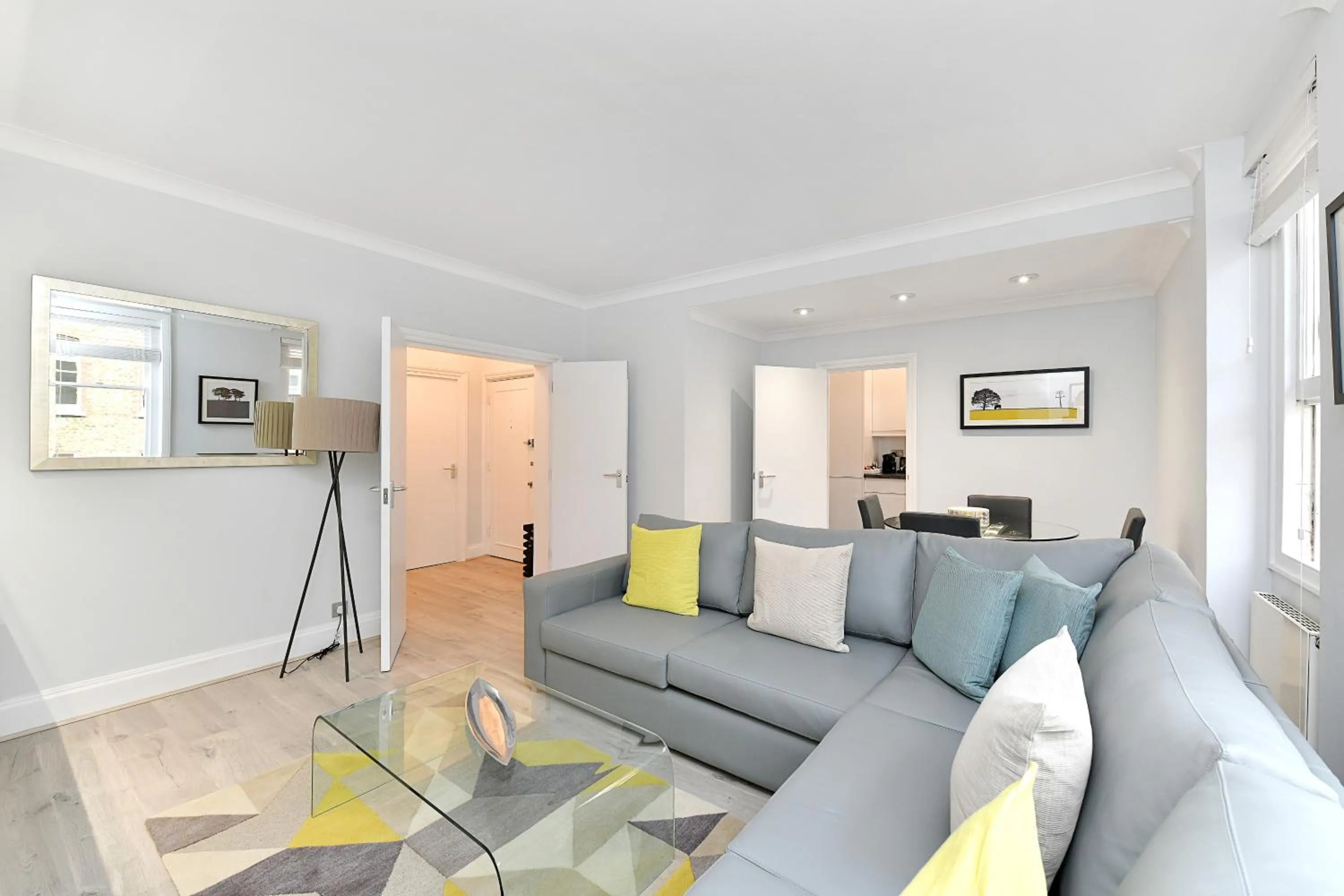 Living room in Chiltern Street Serviced Apartments - Marylebone