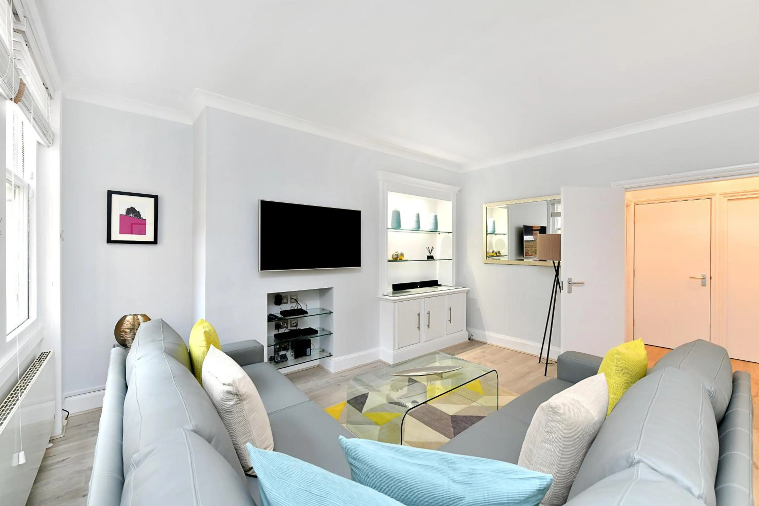 Living room in Chiltern Street Serviced Apartments - Marylebone