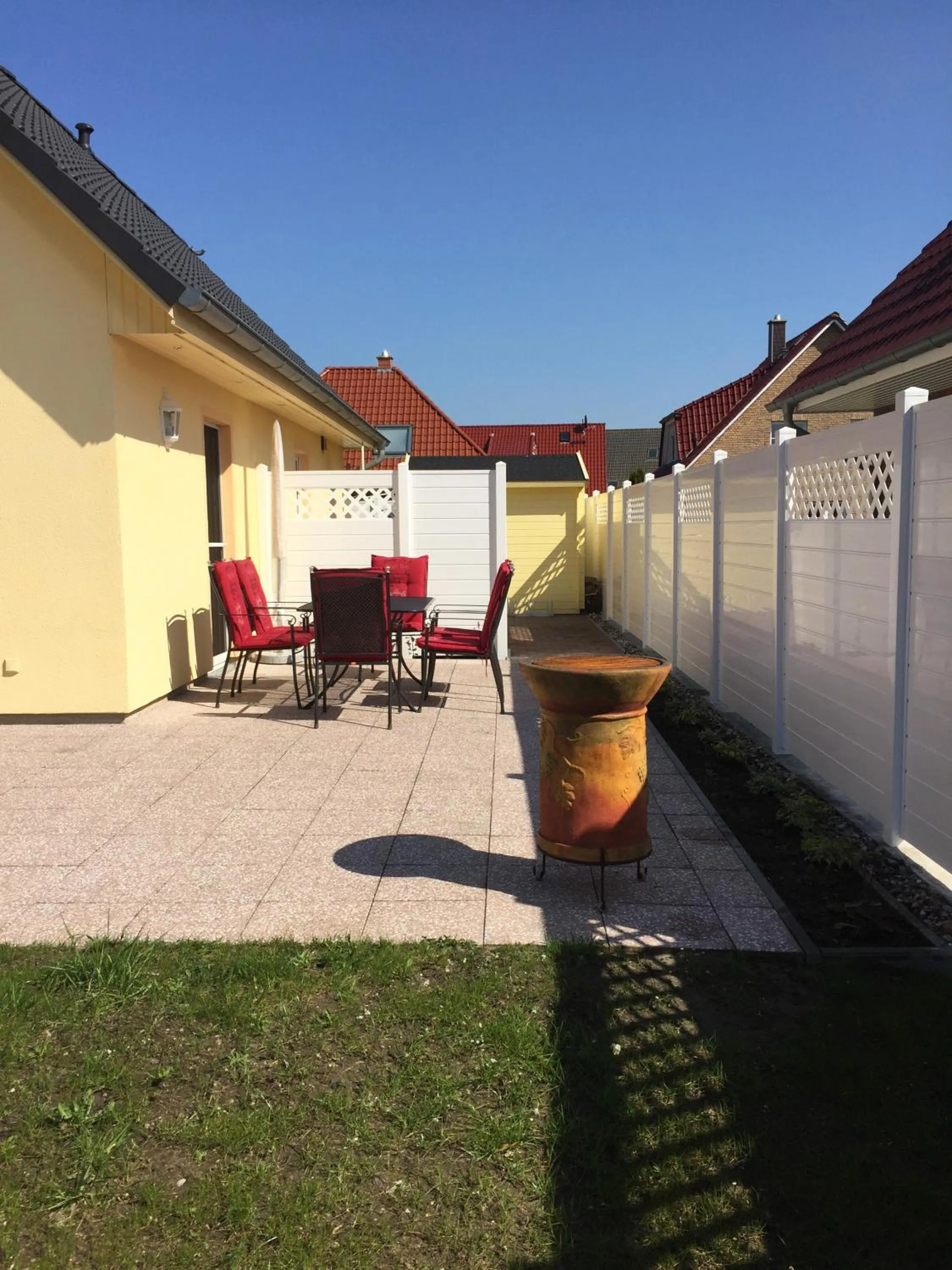 Garden in Ferienhaus Arielle