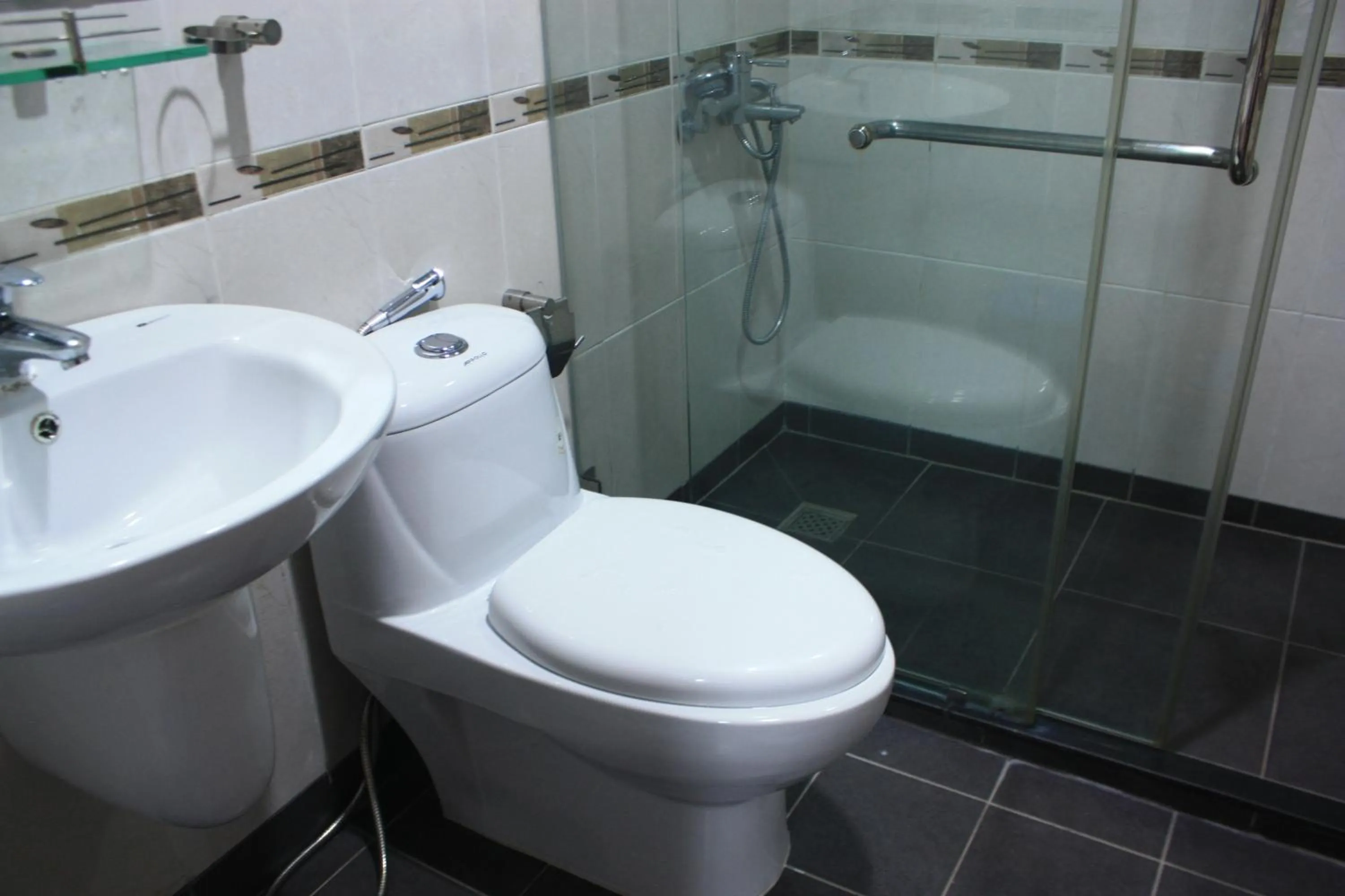 Shower in Sky Center Hostel