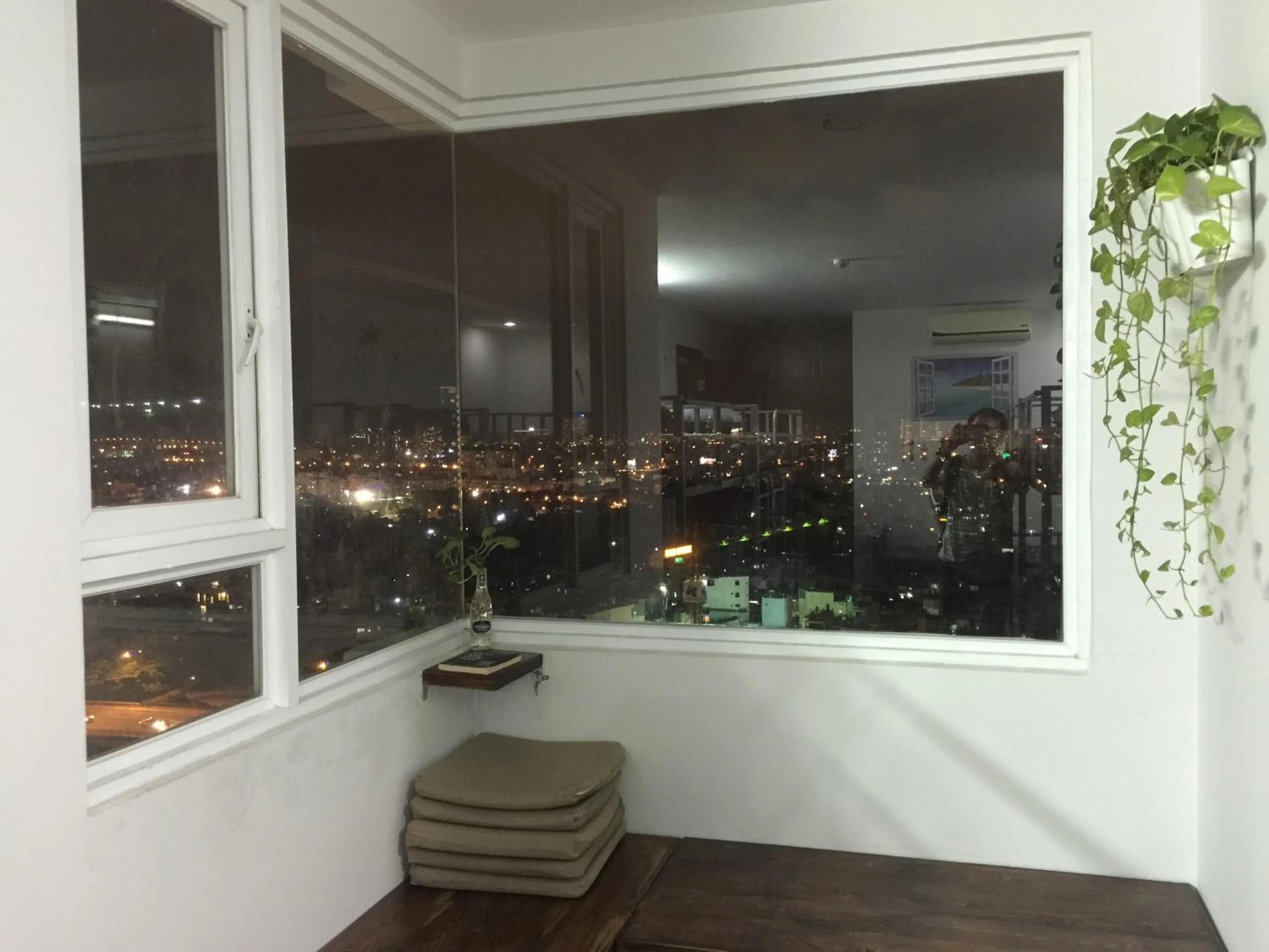 Seating area in Sky Center Hostel