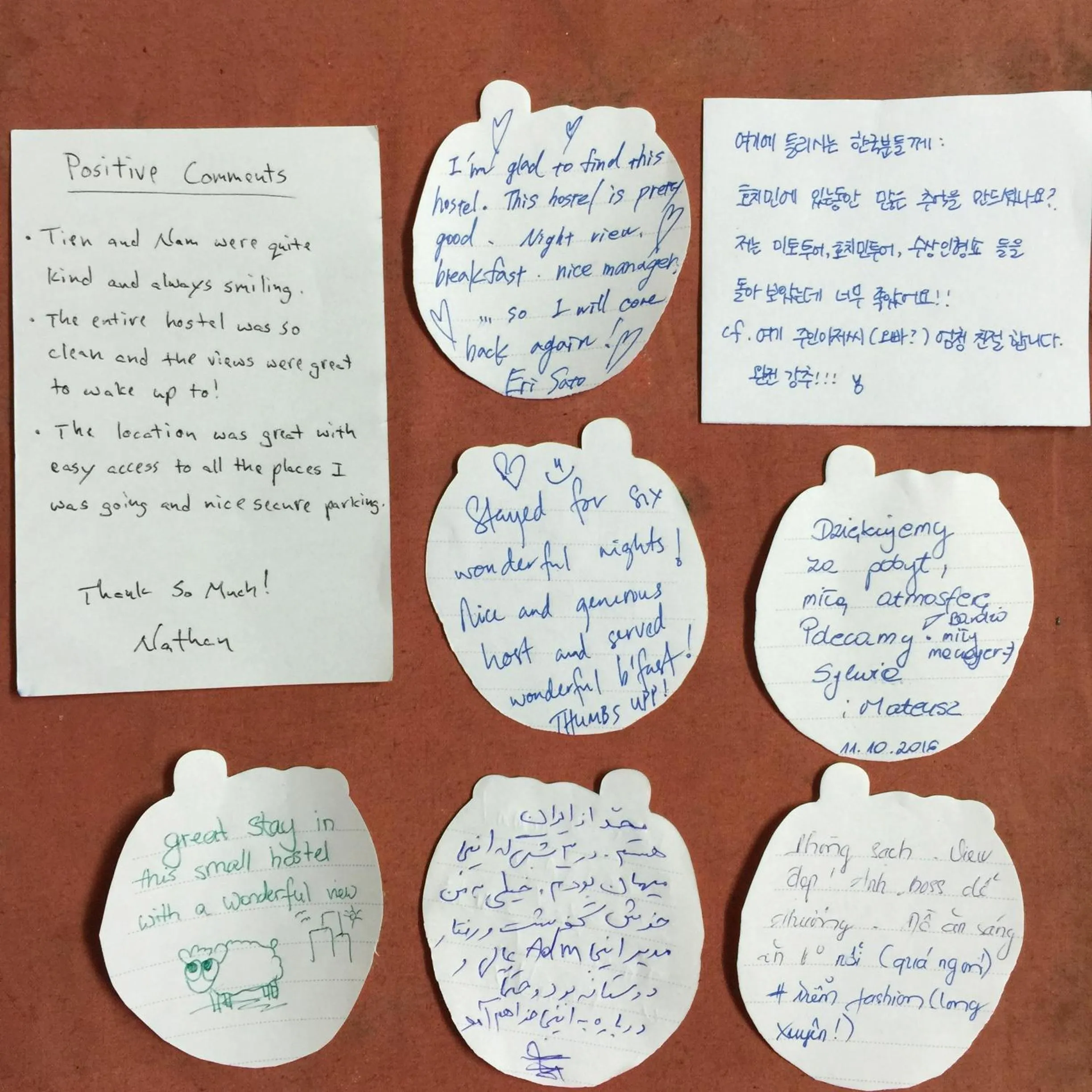 Certificate/Award in Sky Center Hostel