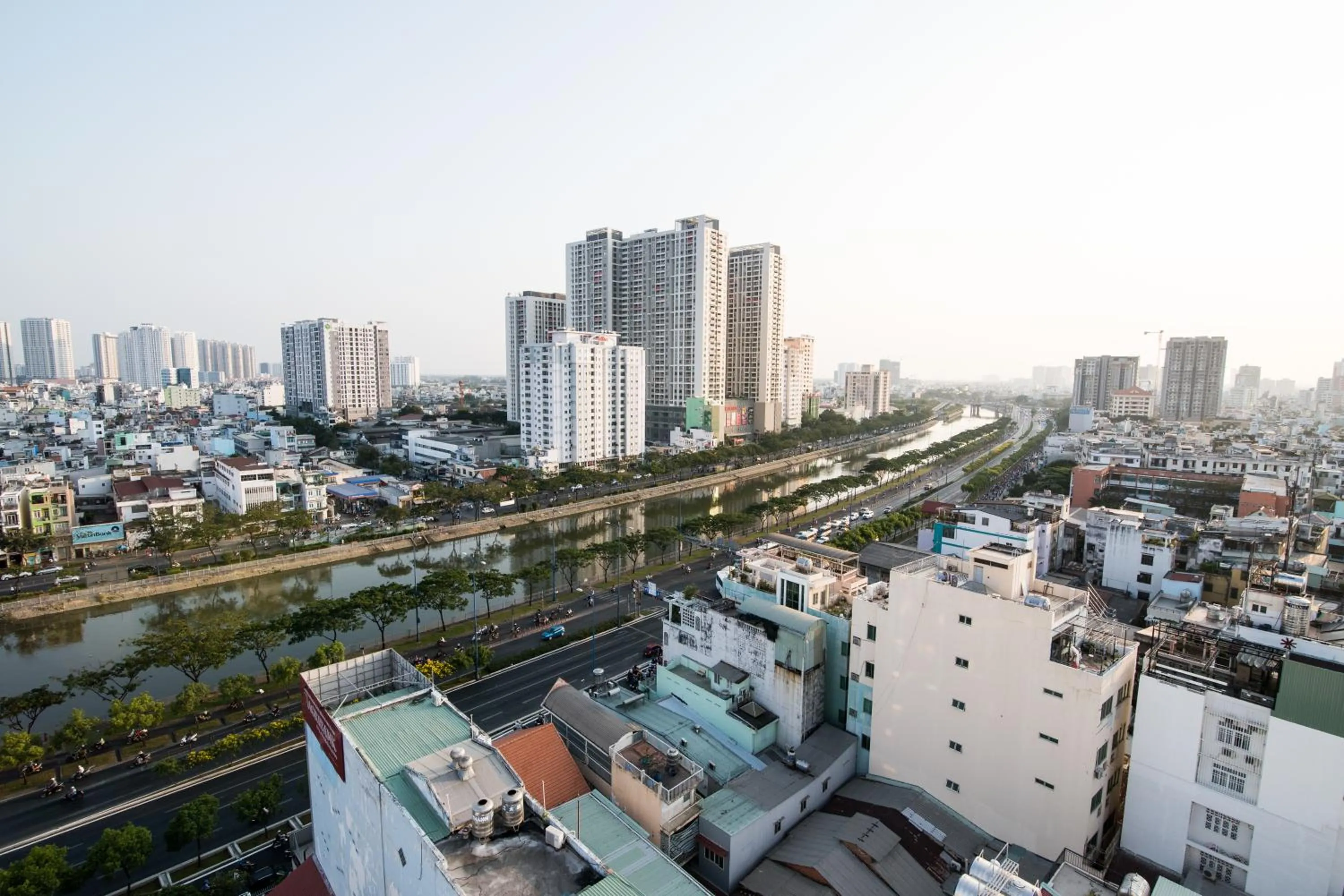Bird's eye view in Sky Center Hostel