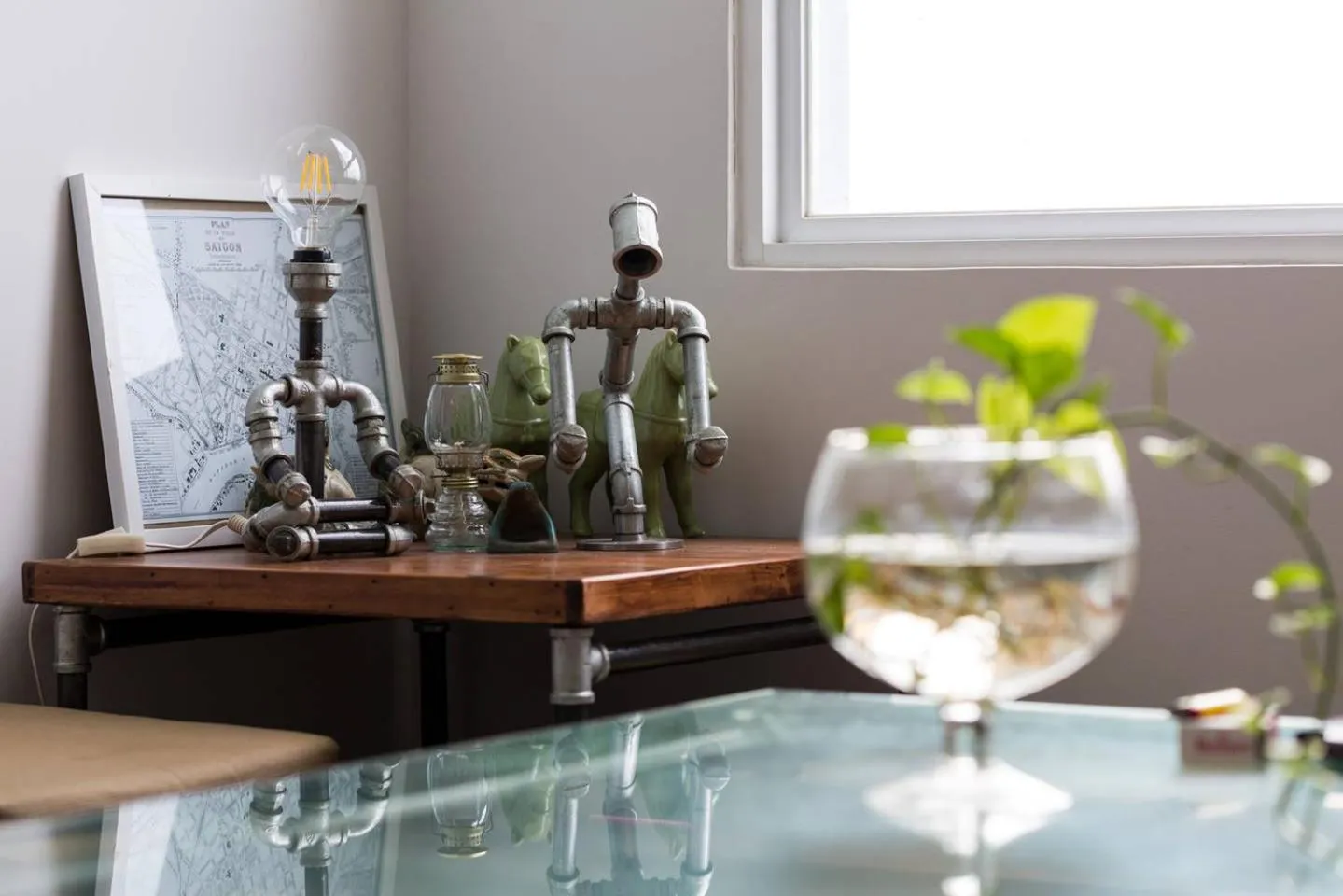 Drinks in Sky Center Hostel